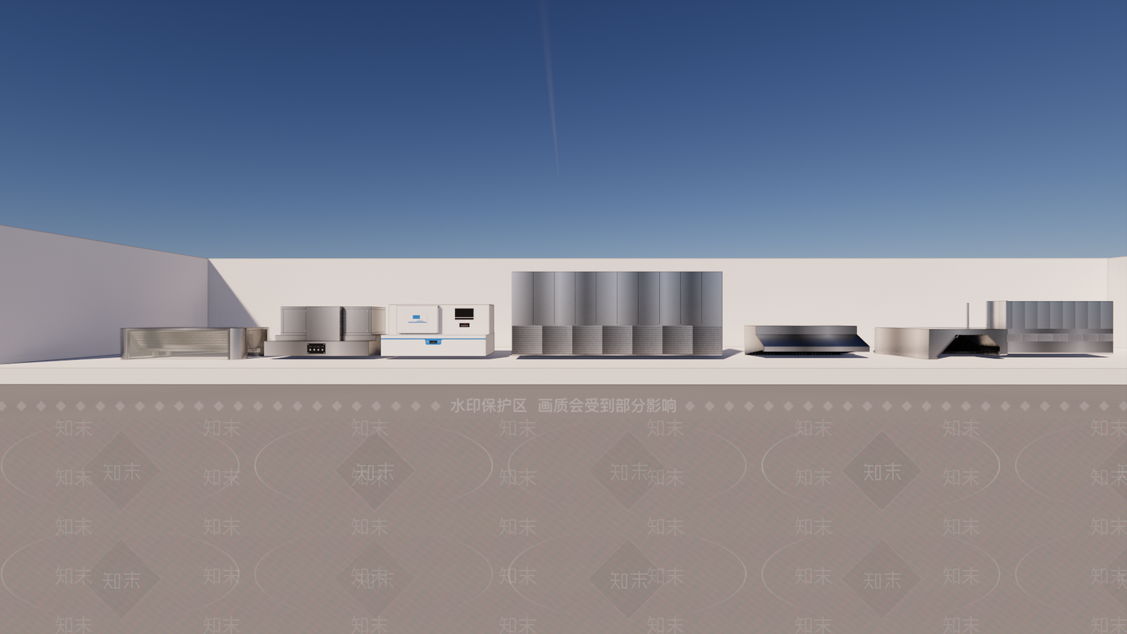 现代中式后厨SU模型下载【ID:1196506975】