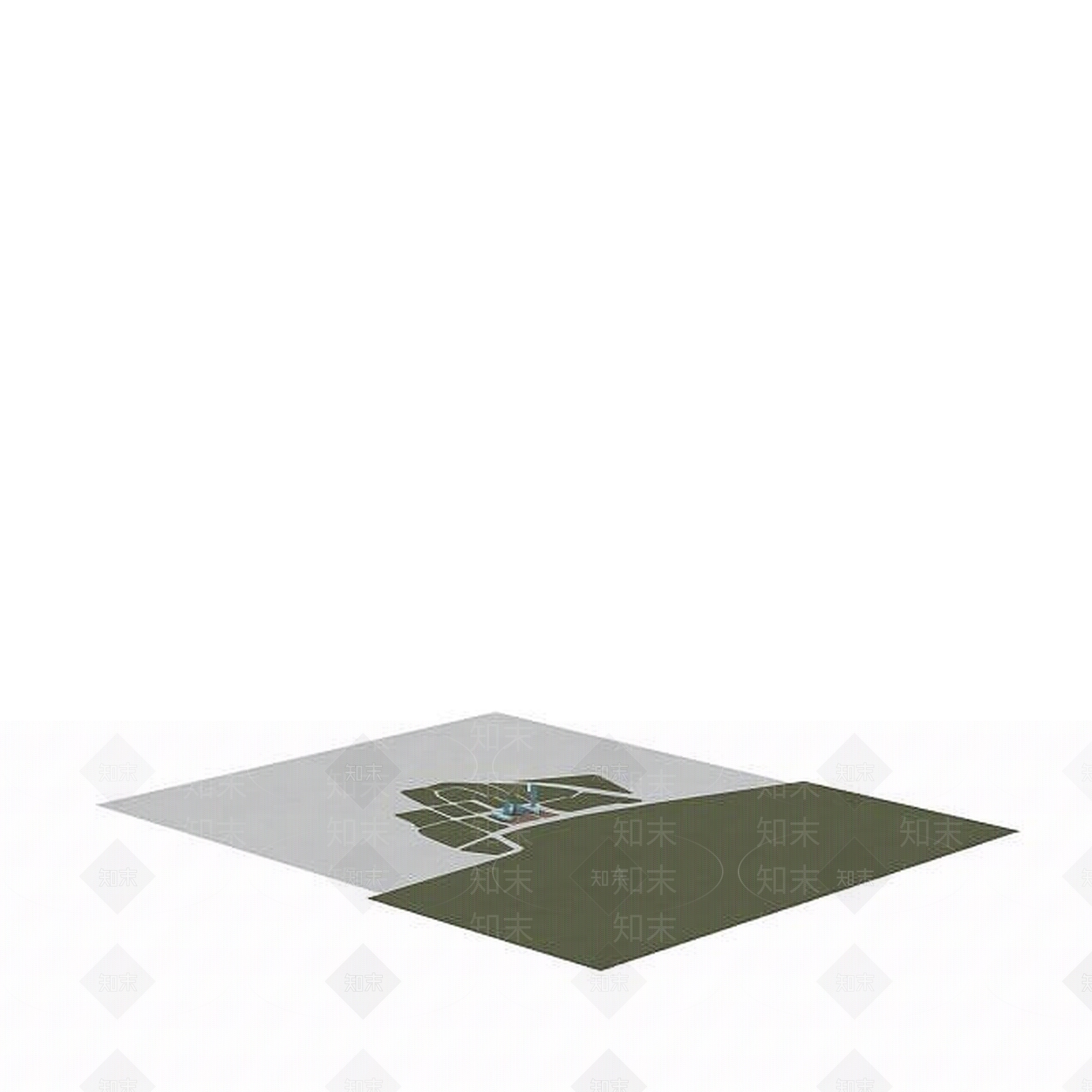 现代体育场馆设计3D模型下载【ID:1196505411】