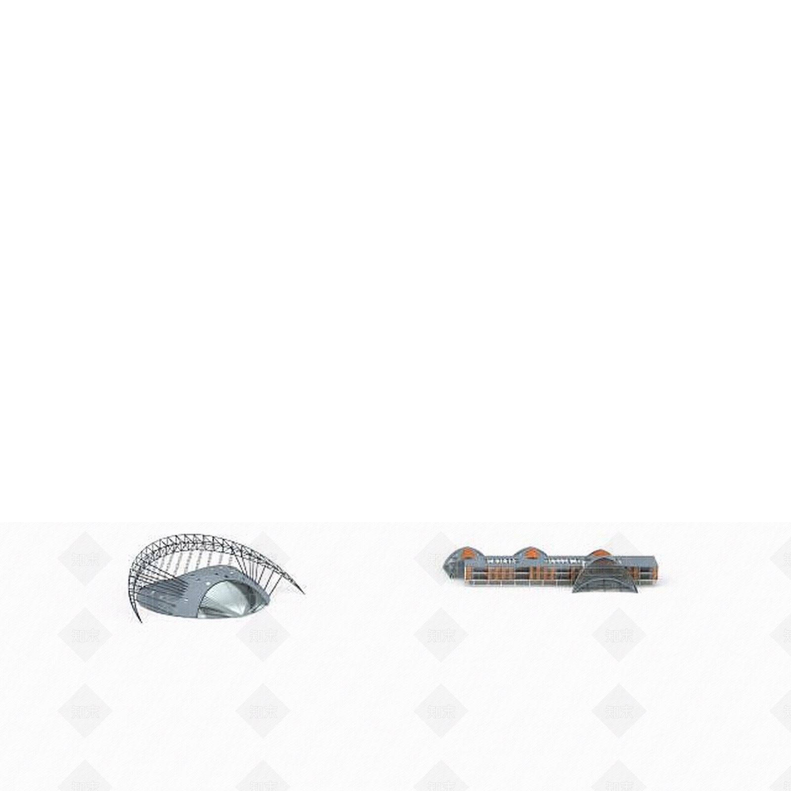 现代体育场馆3D模型下载【ID:1196505447】