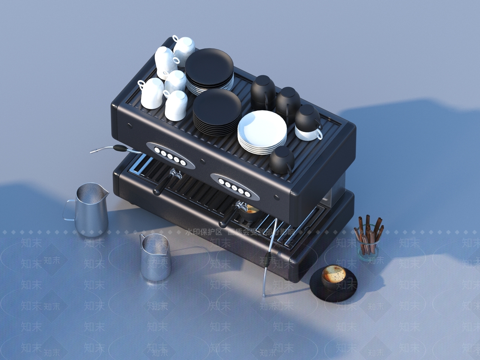 厨房用品3D模型下载【ID:1196507708】