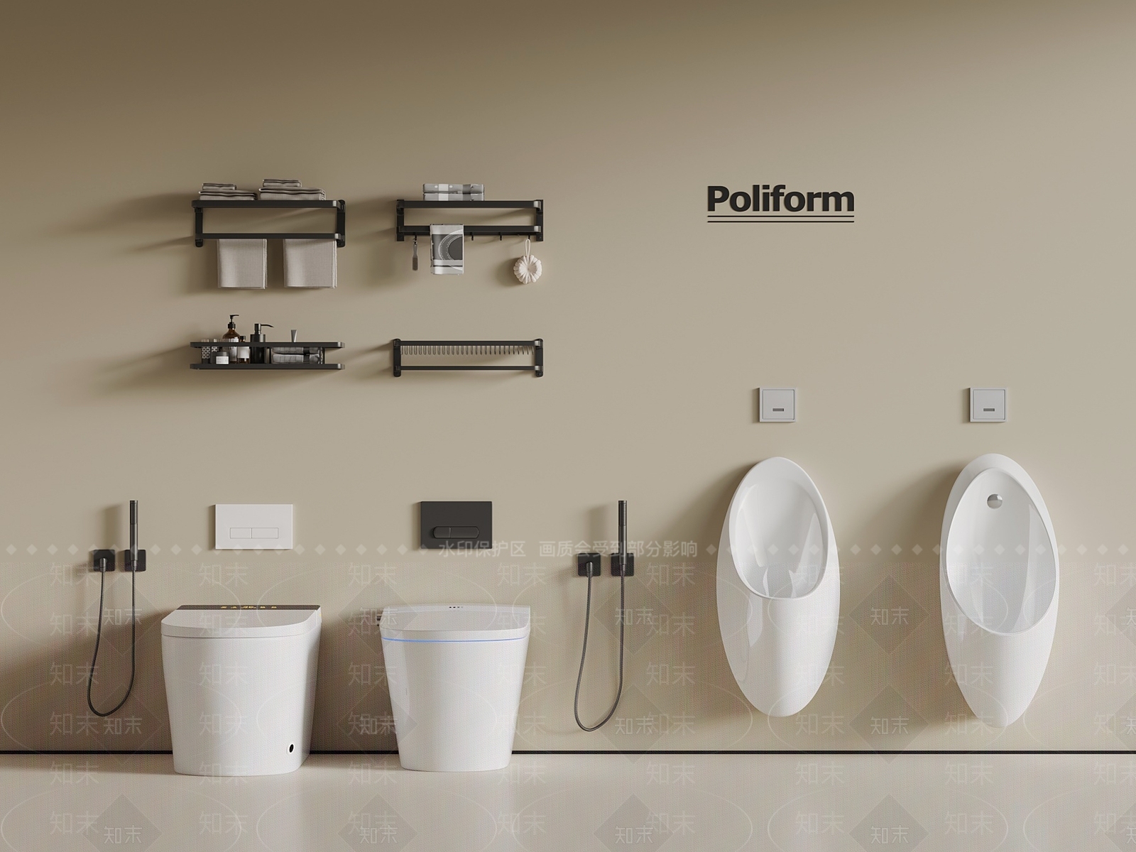 马桶3D模型下载【ID:1196508276】