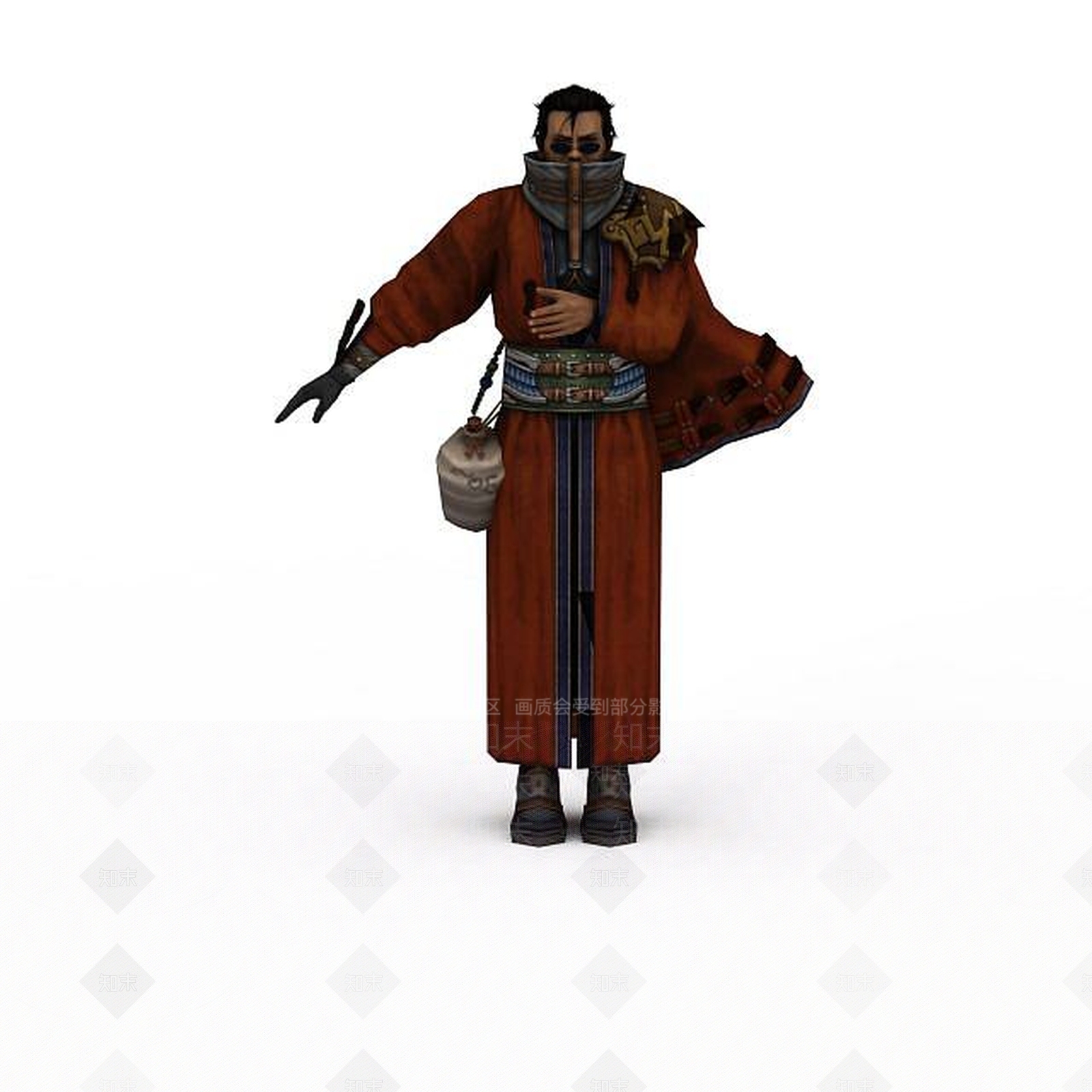 现代游戏瞎子3D模型下载【ID:1196510178】