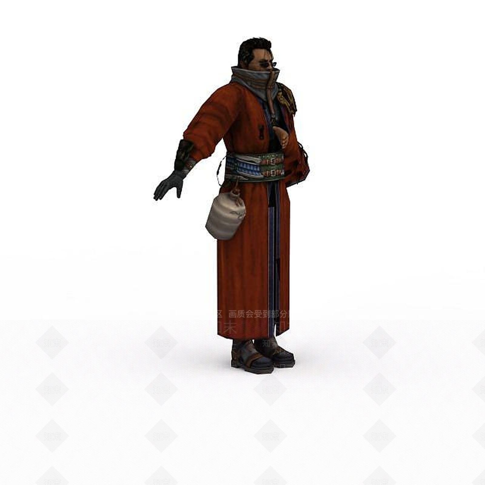 现代游戏瞎子3D模型下载【ID:1196510178】