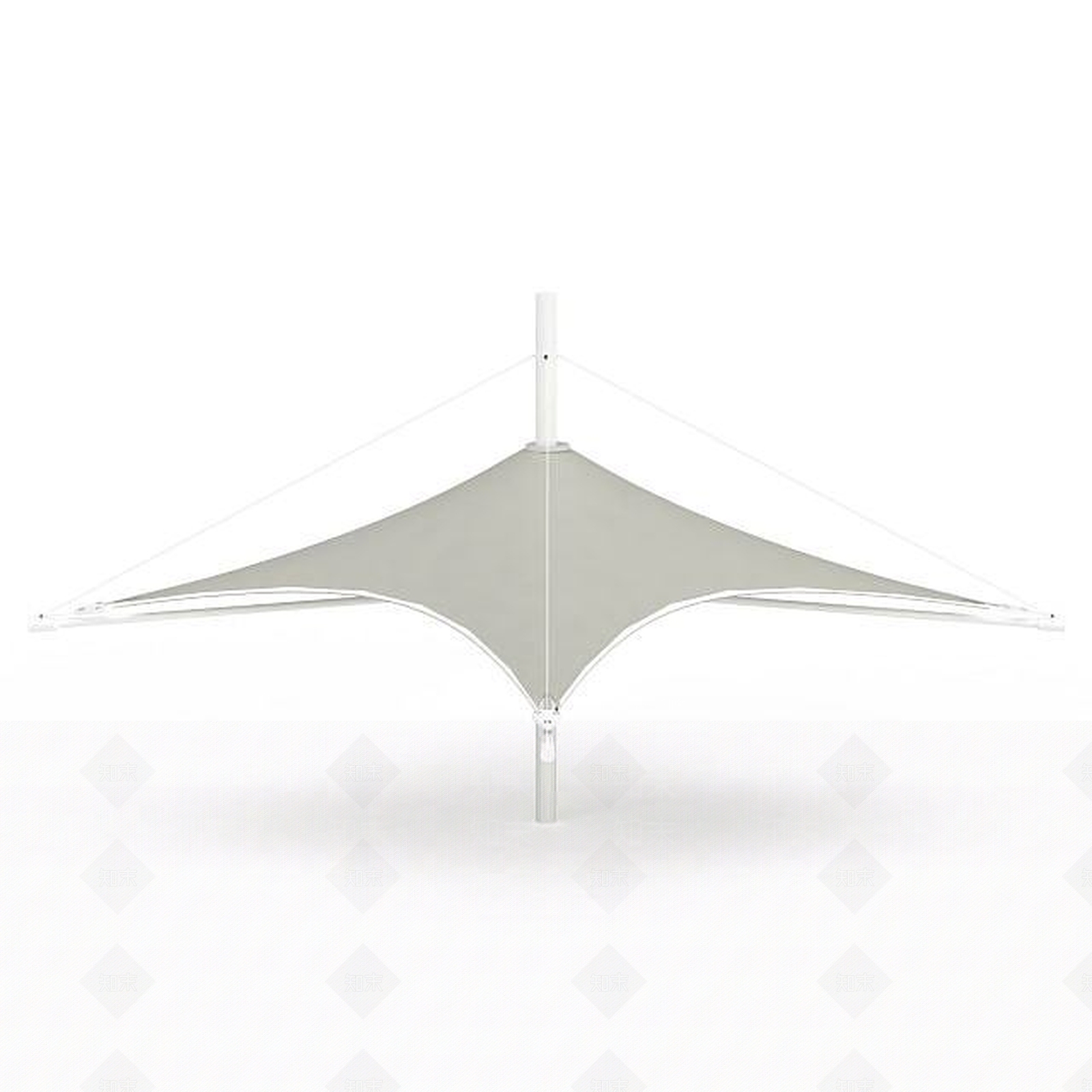 现代张拉膜3D模型下载【ID:1196510495】