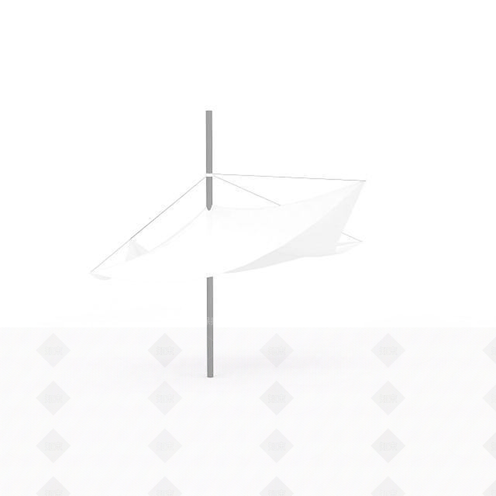 现代膜结构3D模型下载【ID:1196510671】