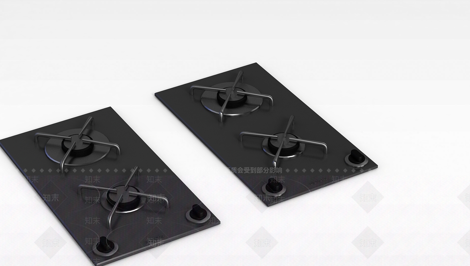 现代厨房煤气灶3D模型下载【ID:1196511101】
