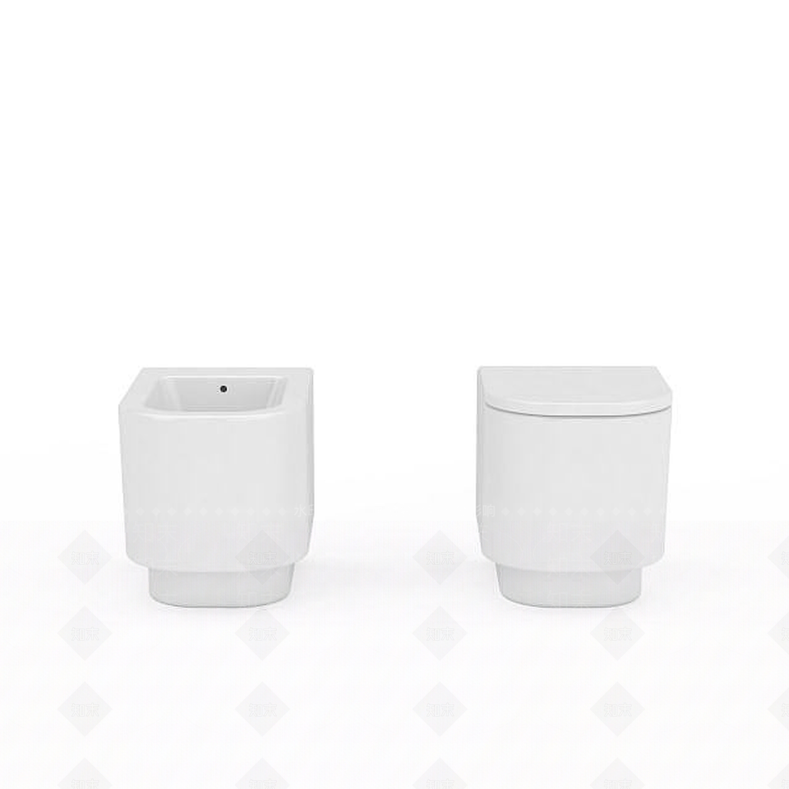 现代坐便器3D模型下载【ID:1196512441】