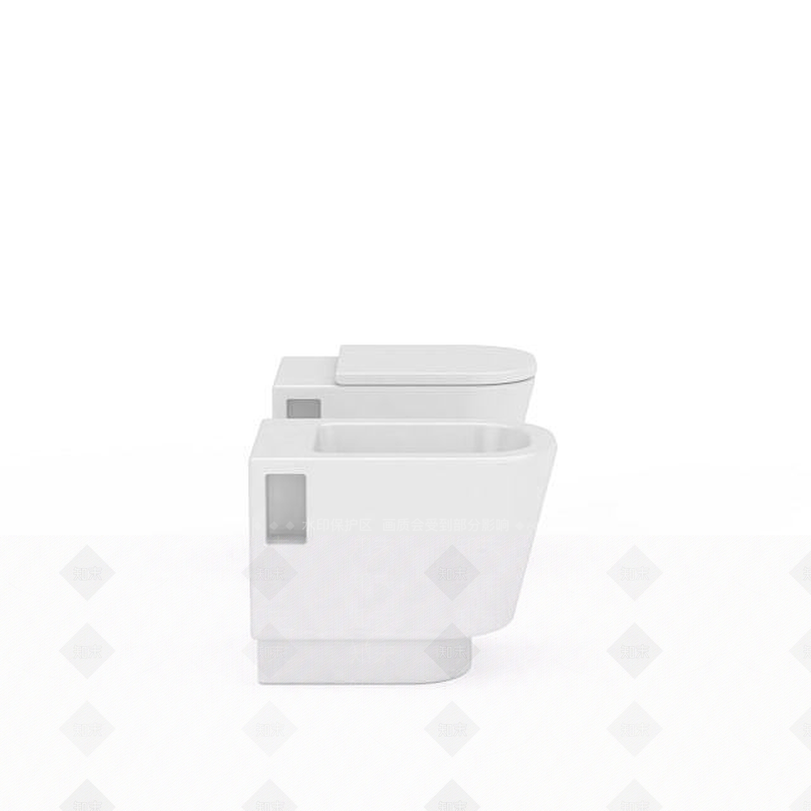现代坐便器3D模型下载【ID:1196512441】