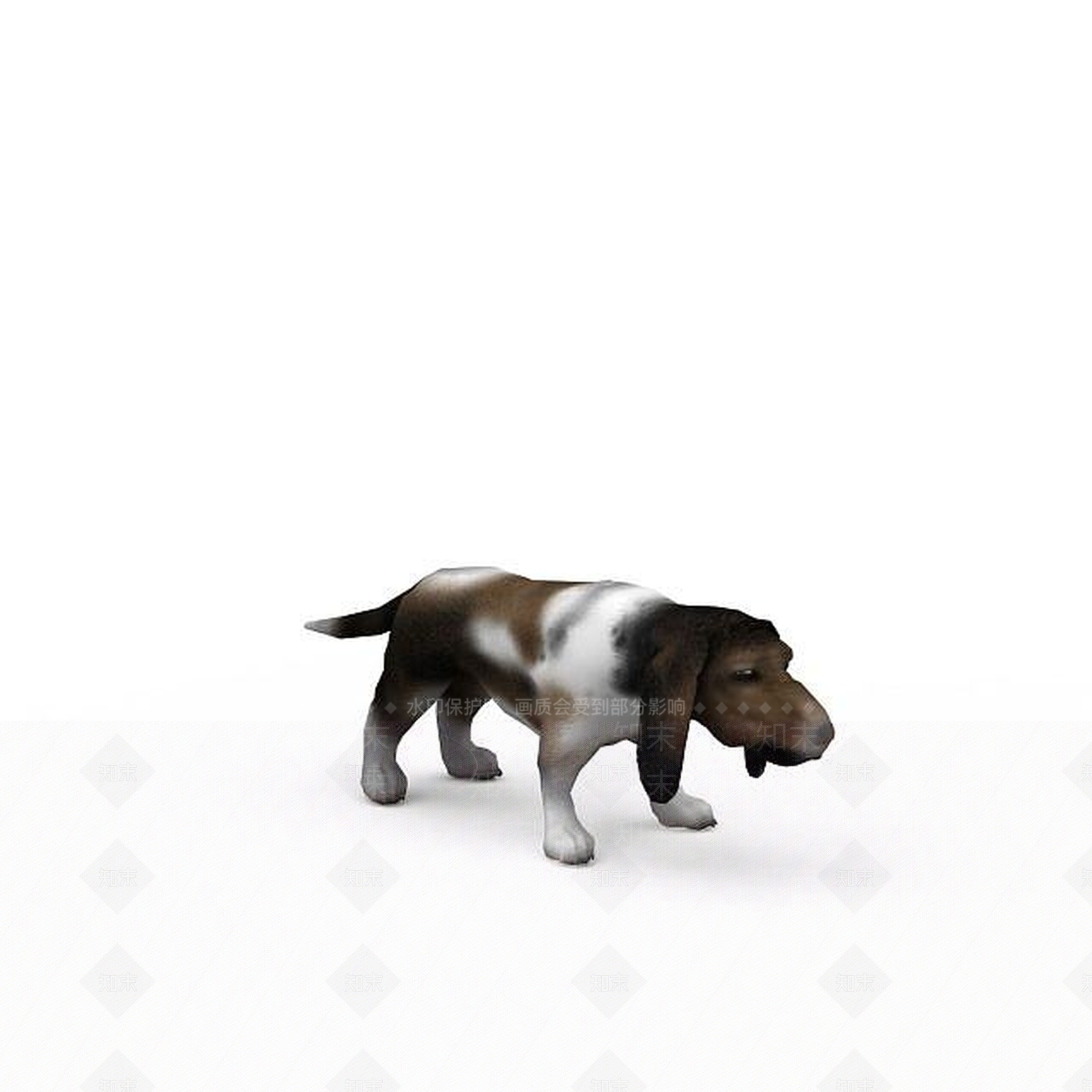 现代家狗3D模型下载【ID:1196513574】
