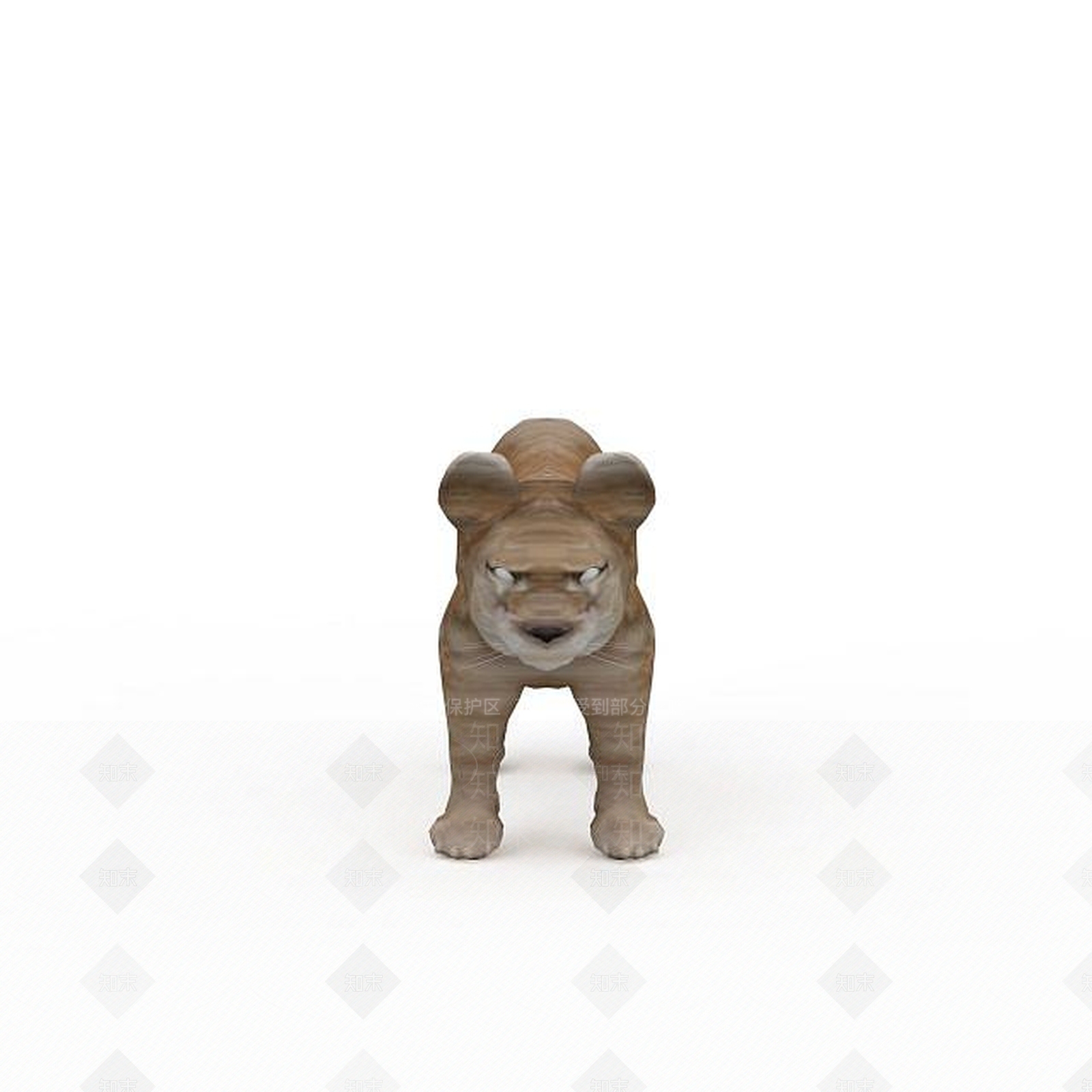 现代老虎3D模型下载【ID:1196513883】