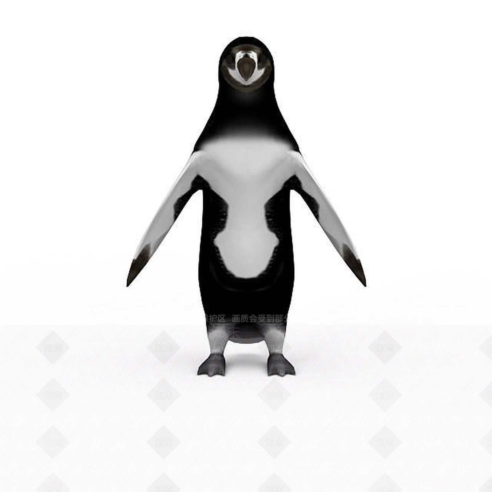 现代企鹅3D模型下载【ID:1196514023】