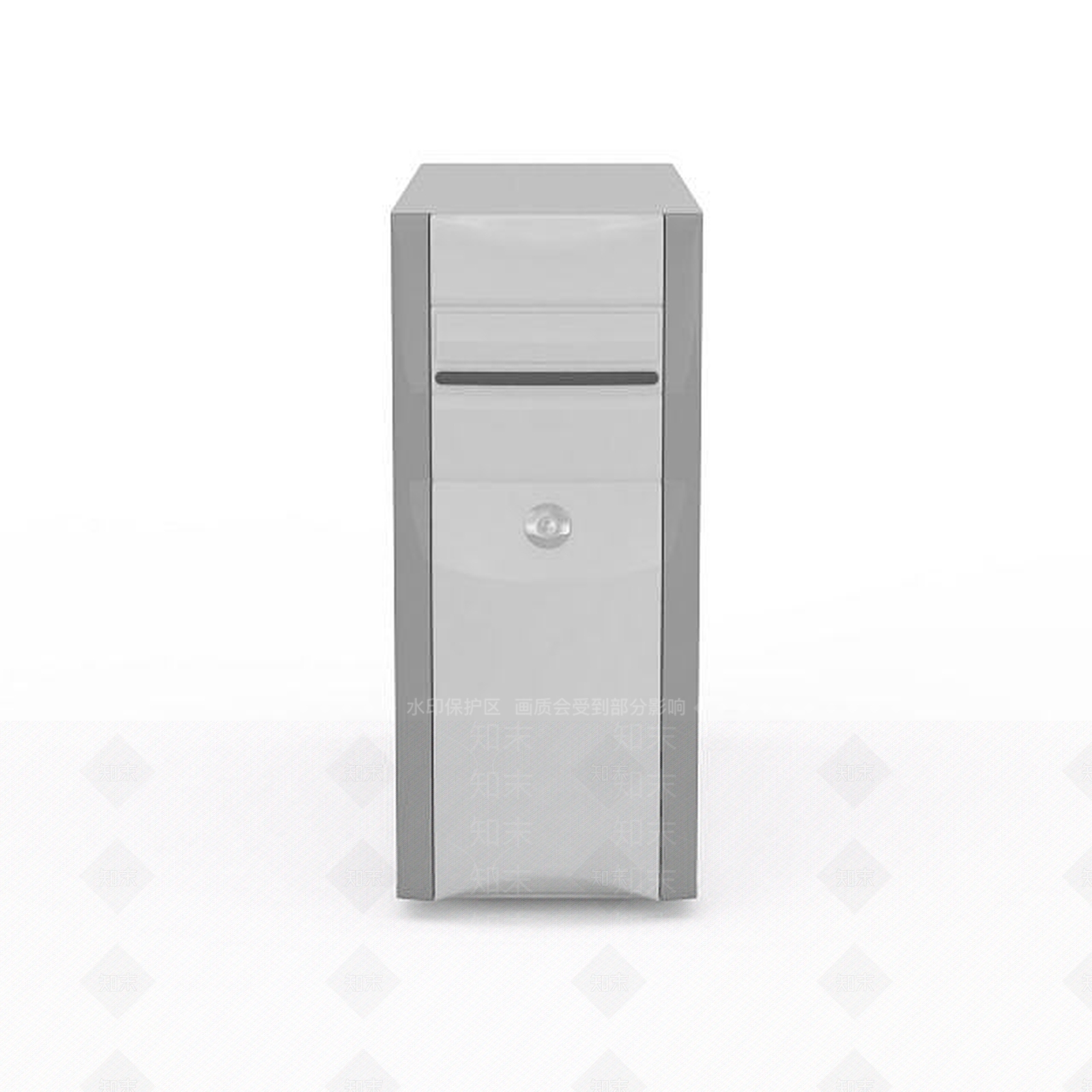 现代电脑机箱3D模型下载【ID:1196514472】