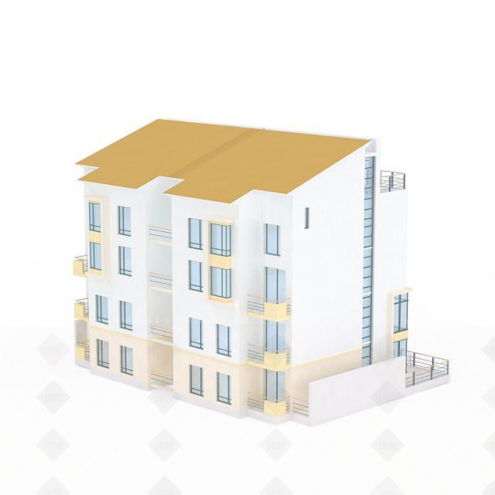 现代建筑3D模型下载【ID:1196514598】