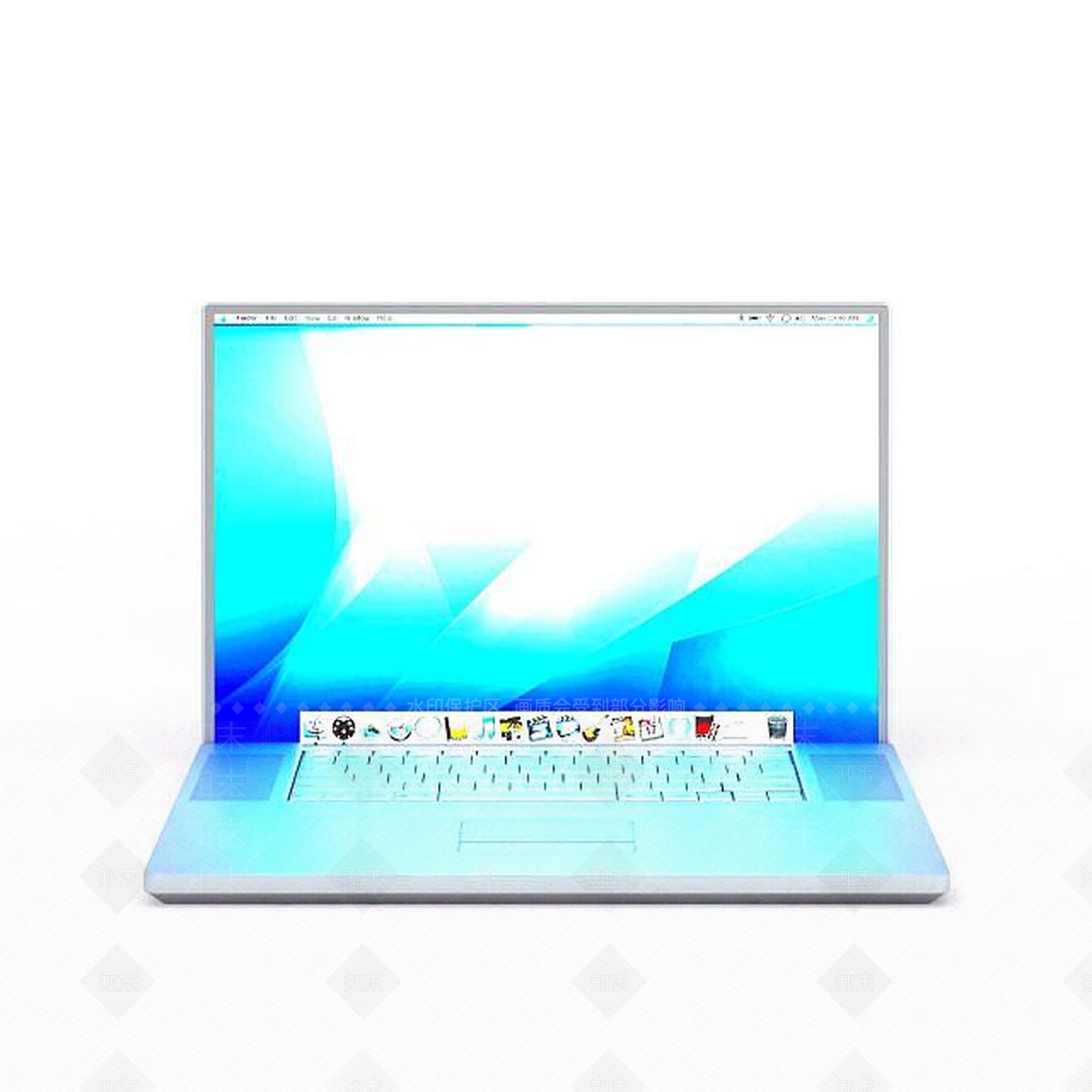 现代电脑笔记本3D模型下载【ID:1196514983】