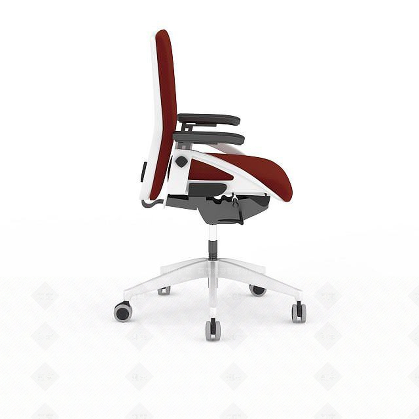 现代升降旋转椅3D模型下载【ID:1196515649】
