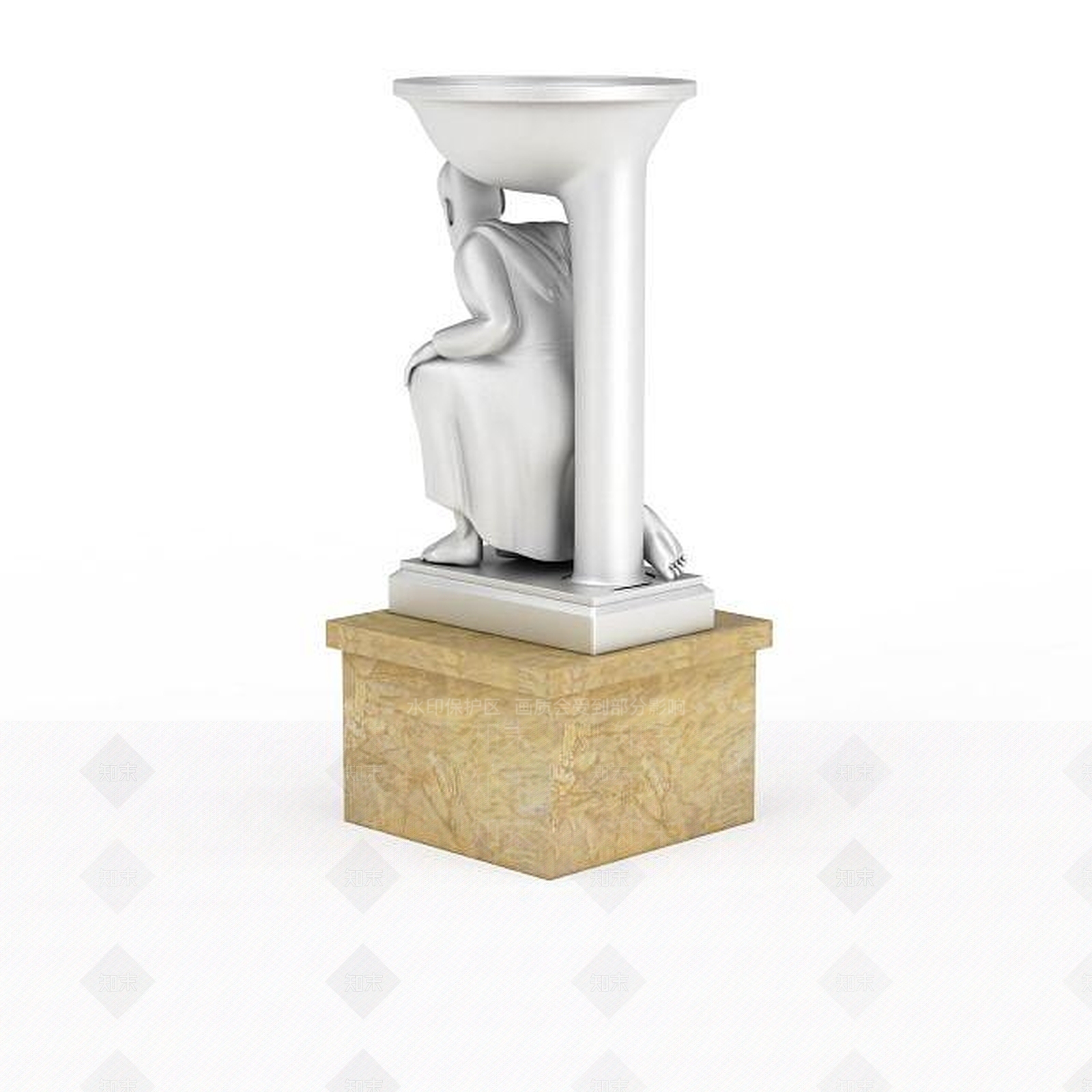现代卫浴喷水台3D模型下载【ID:1196515772】