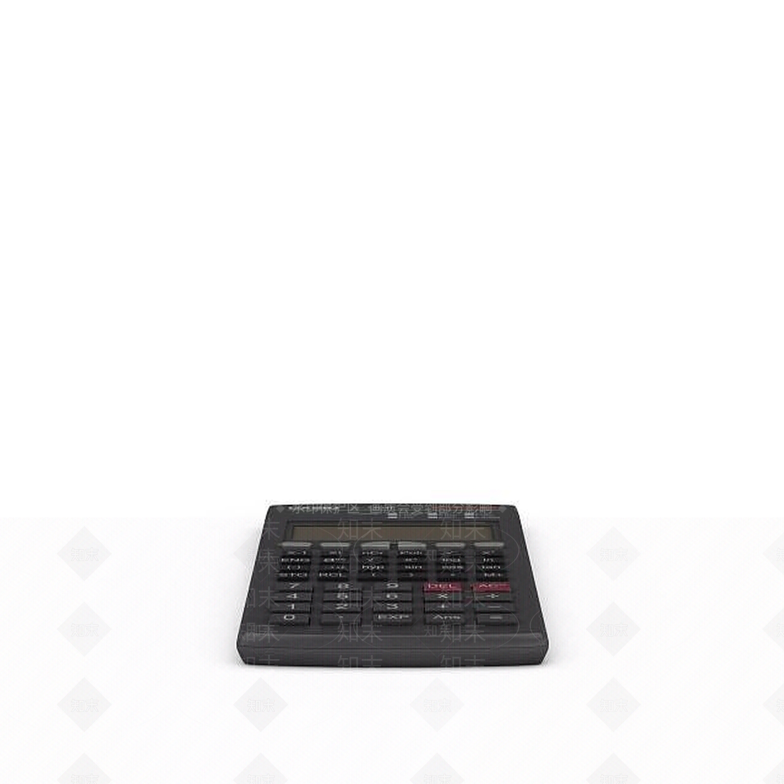现代黑色计算器3D模型下载【ID:1196516917】