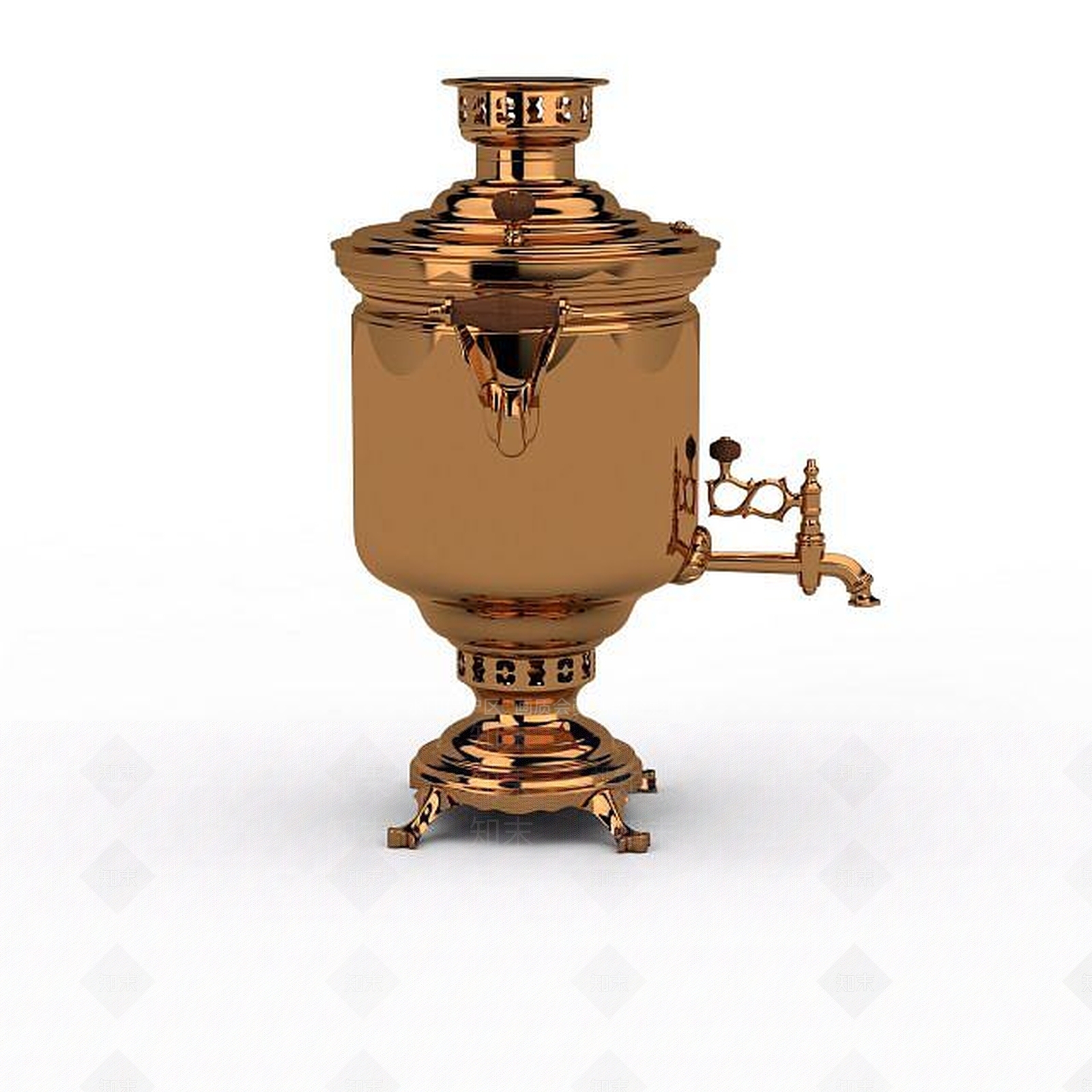 现代金色啤酒机3D模型下载【ID:1196517378】