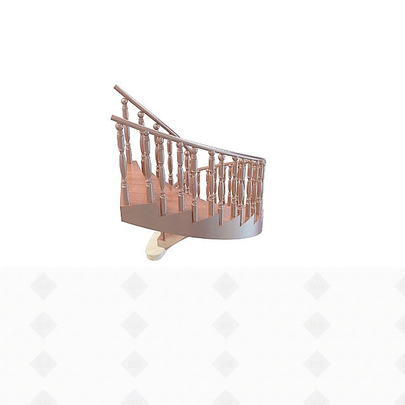 欧式古典欧式大堂楼梯3D模型下载【ID:1196517827】