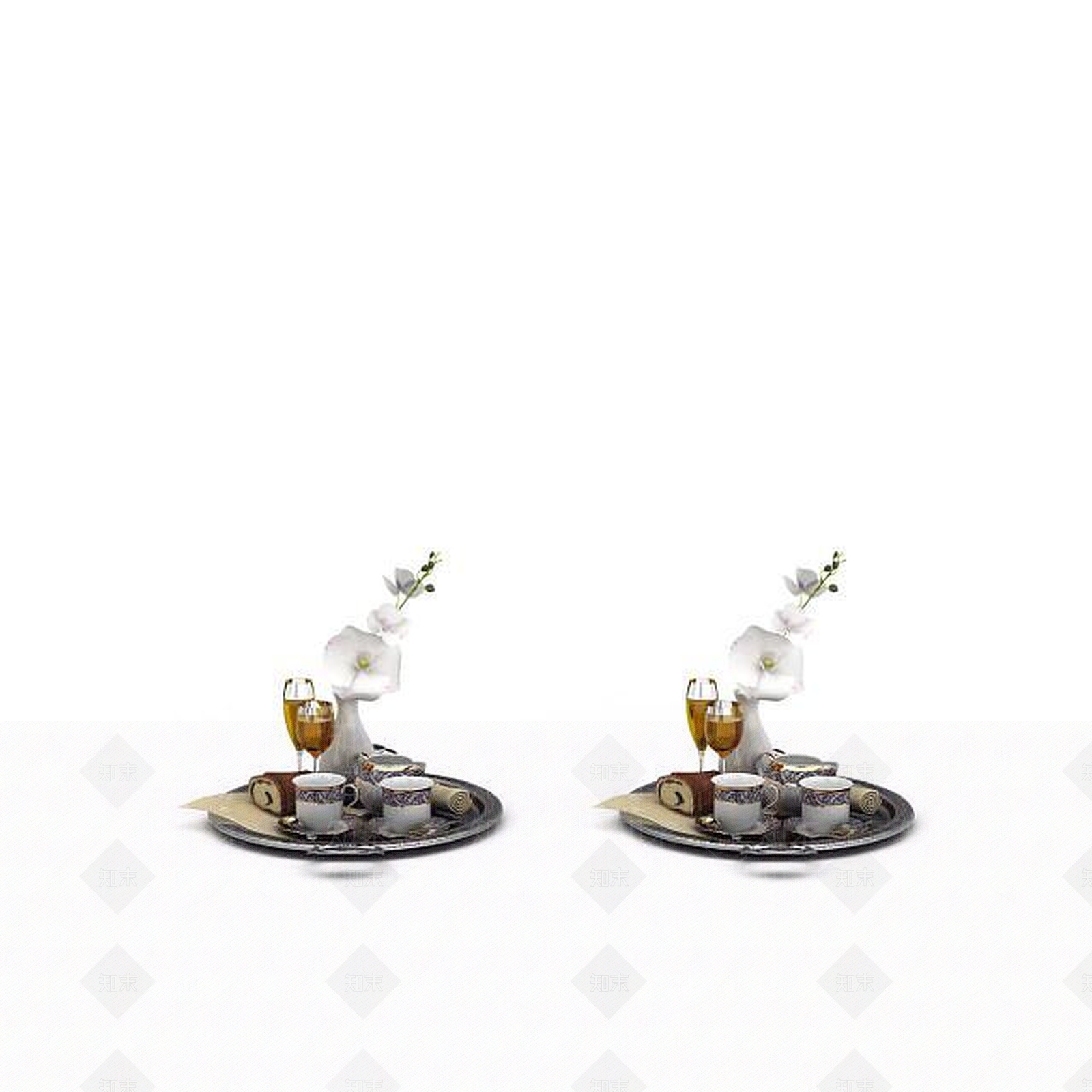 现代精美咖啡杯3D模型下载【ID:1196518444】