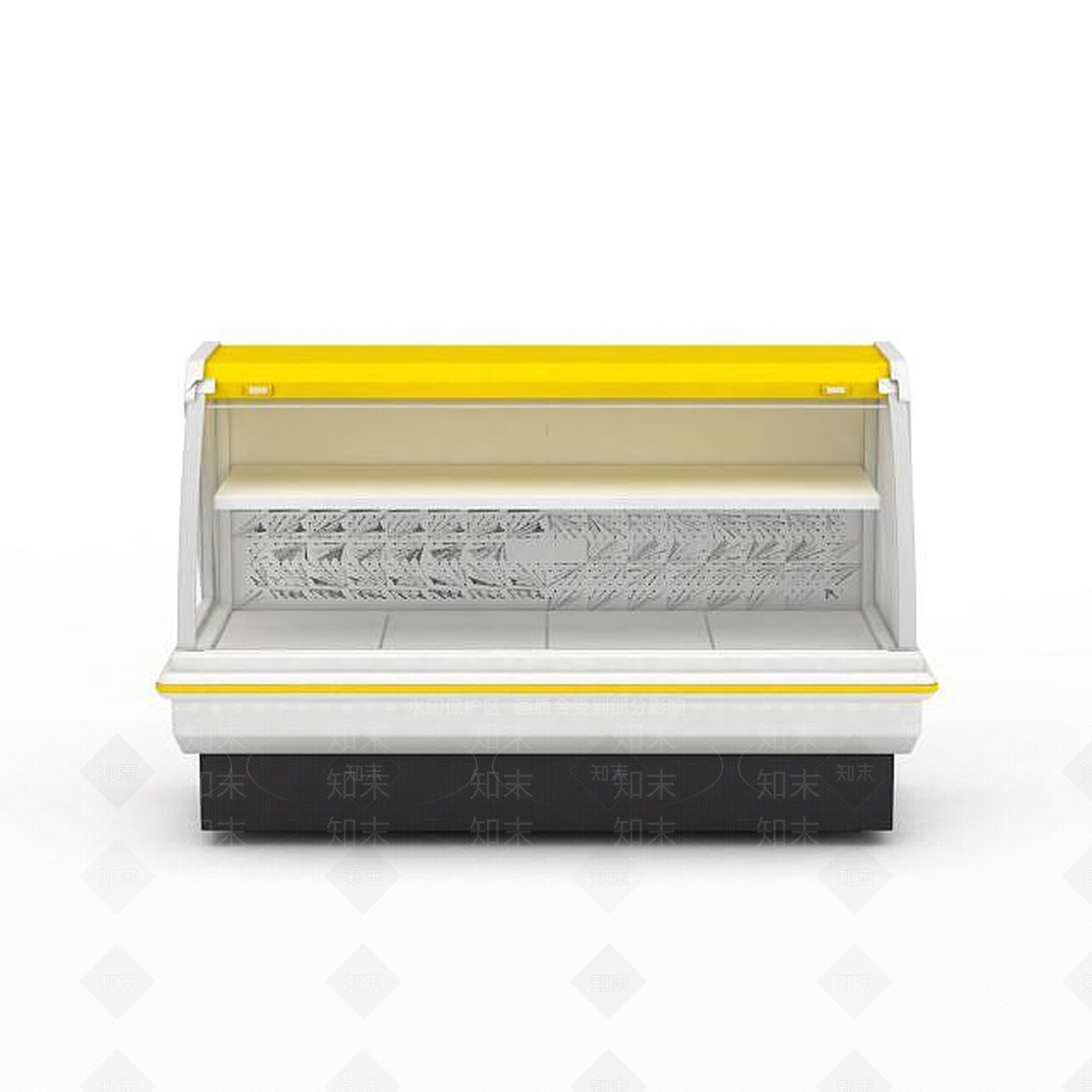 现代超市保鲜柜3D模型下载【ID:1196520144】