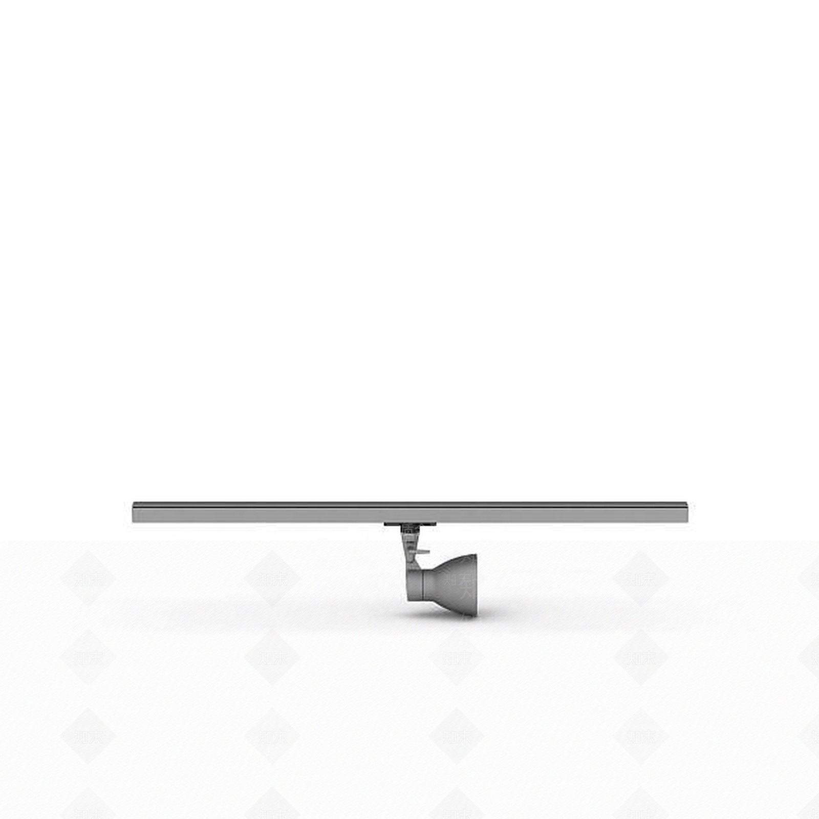 现代led轨道灯3D模型下载【ID:1196526146】