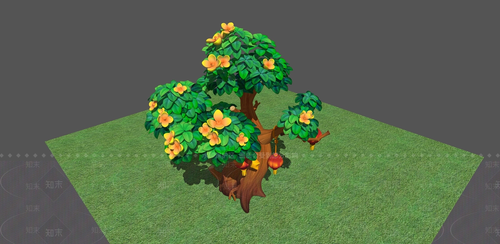 灌木SU模型下载【ID:1196526657】