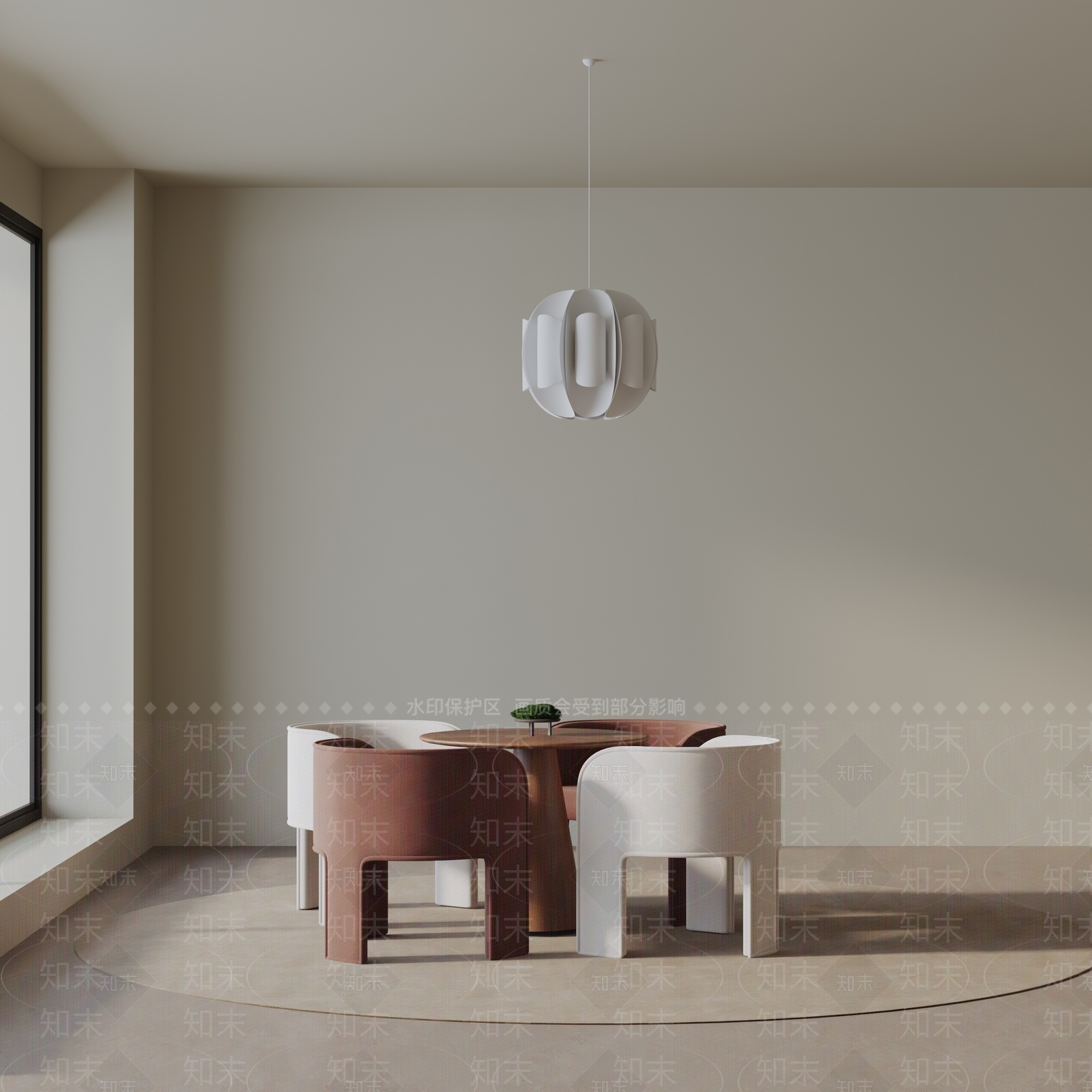 现代餐桌3D模型下载【ID:1196526947】