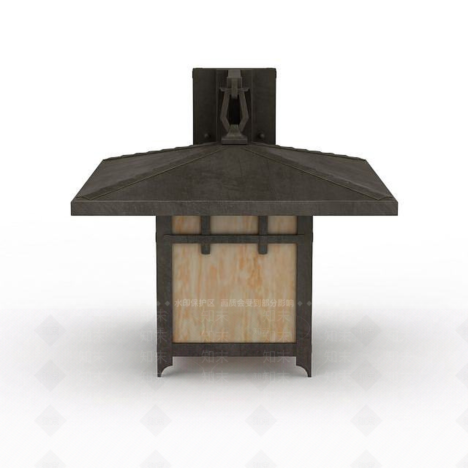 现代仿古室外灯3D模型下载【ID:1196527710】