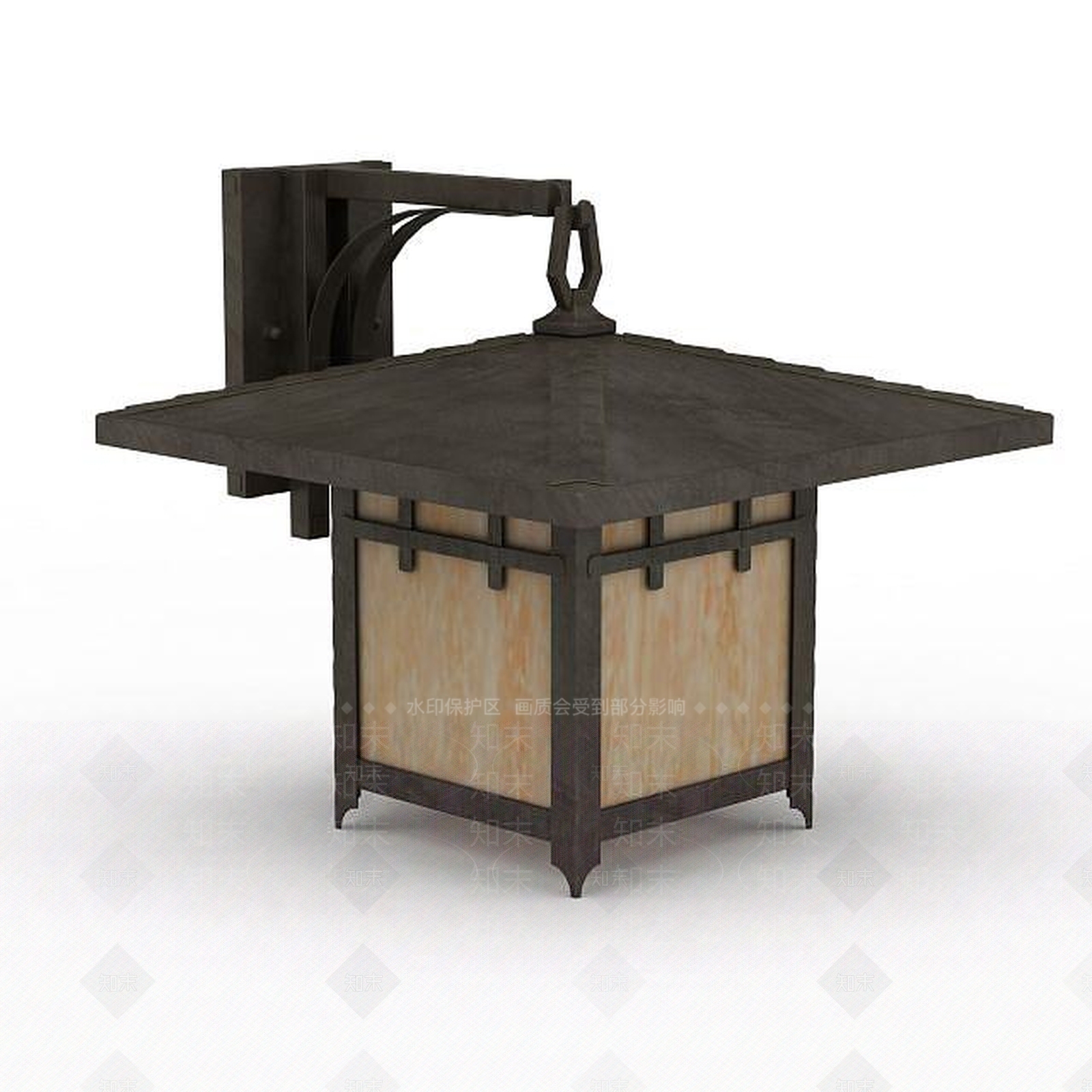 现代仿古室外灯3D模型下载【ID:1196527710】