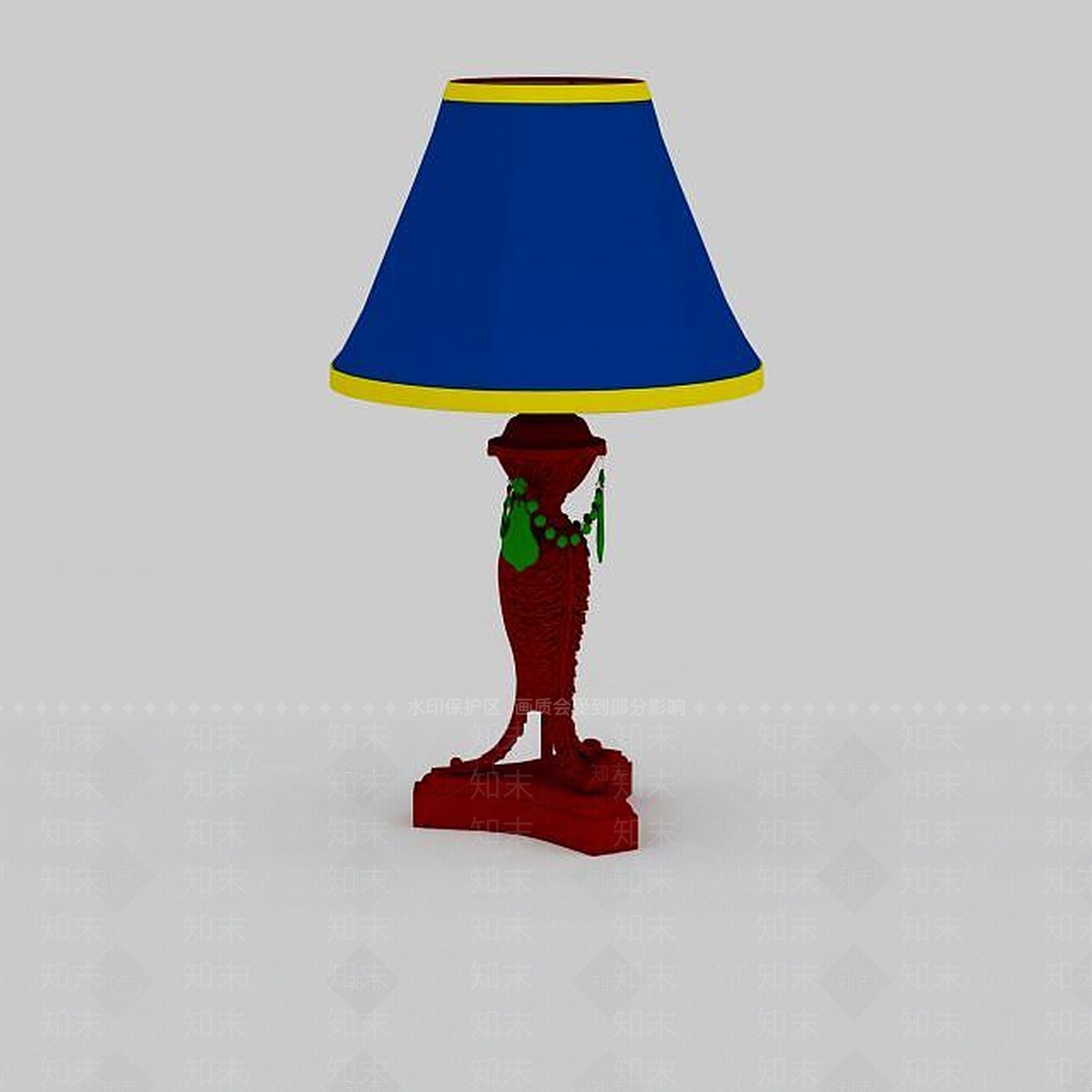 现代台灯3D模型下载【ID:1196528752】