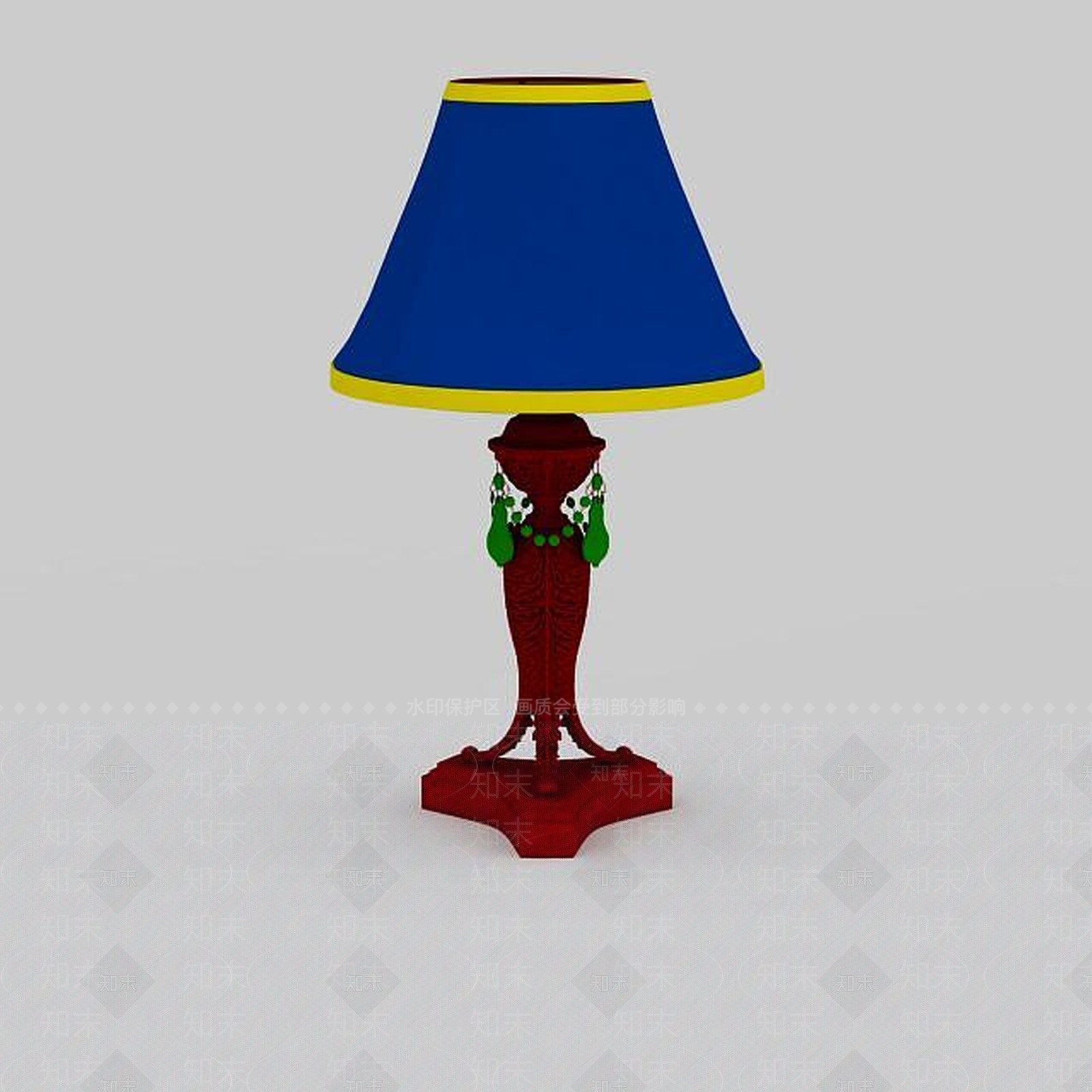 现代台灯3D模型下载【ID:1196528752】