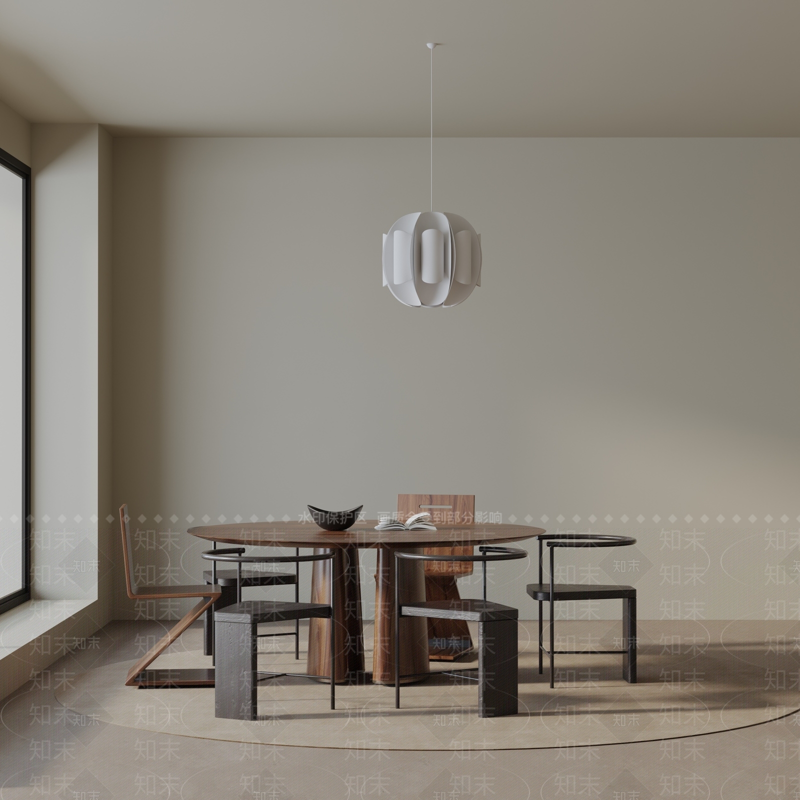 现代餐桌3D模型下载【ID:1196529147】