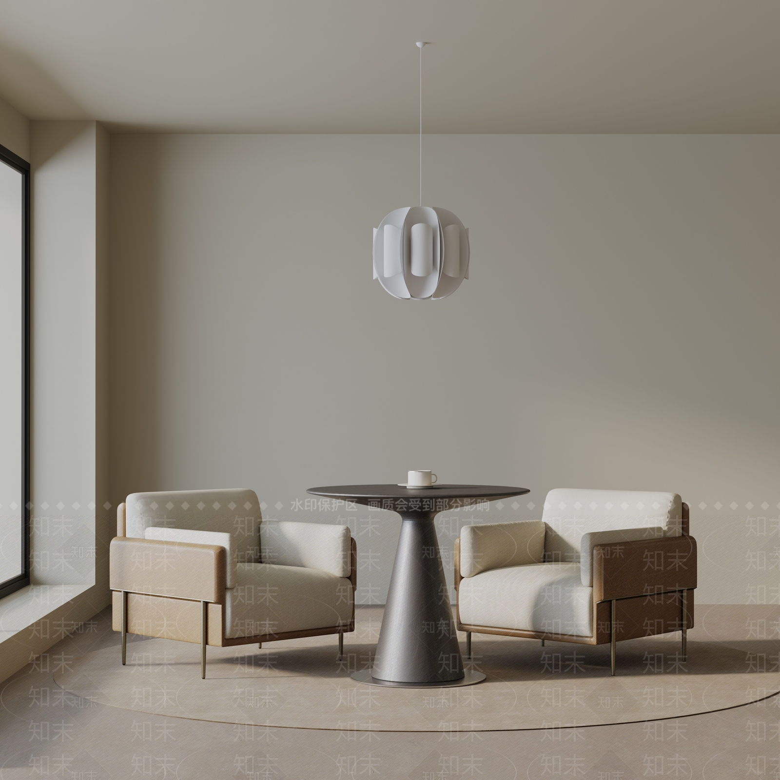 现代餐桌3D模型下载【ID:1196529691】