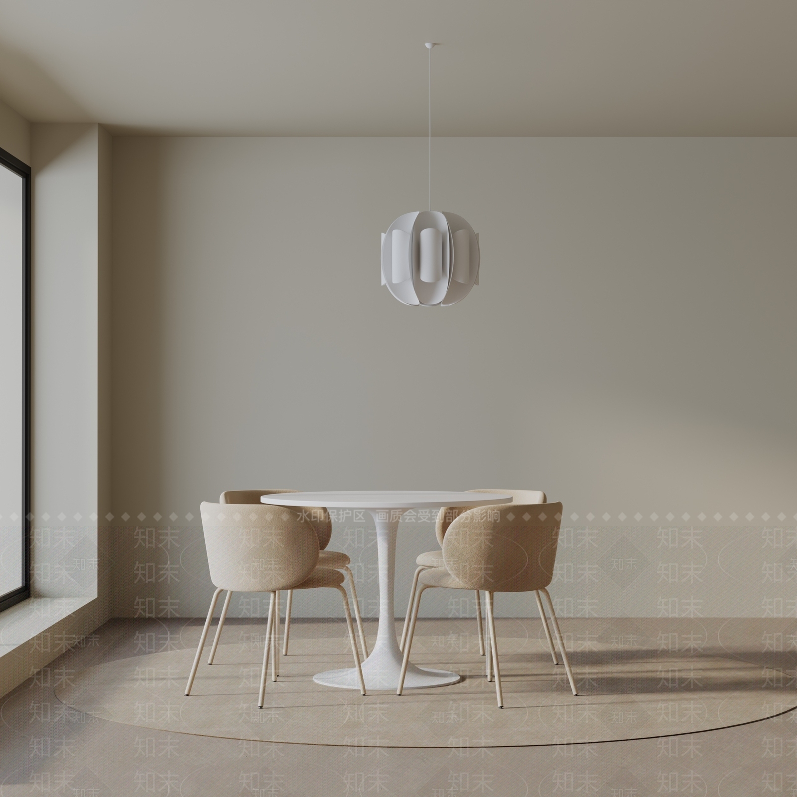现代餐桌3D模型下载【ID:1196529922】