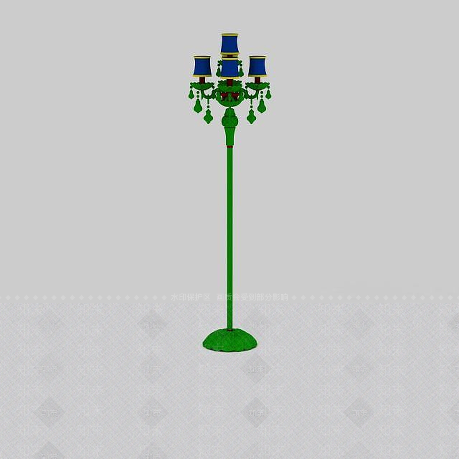 现代客厅落地灯3D模型下载【ID:1196530076】