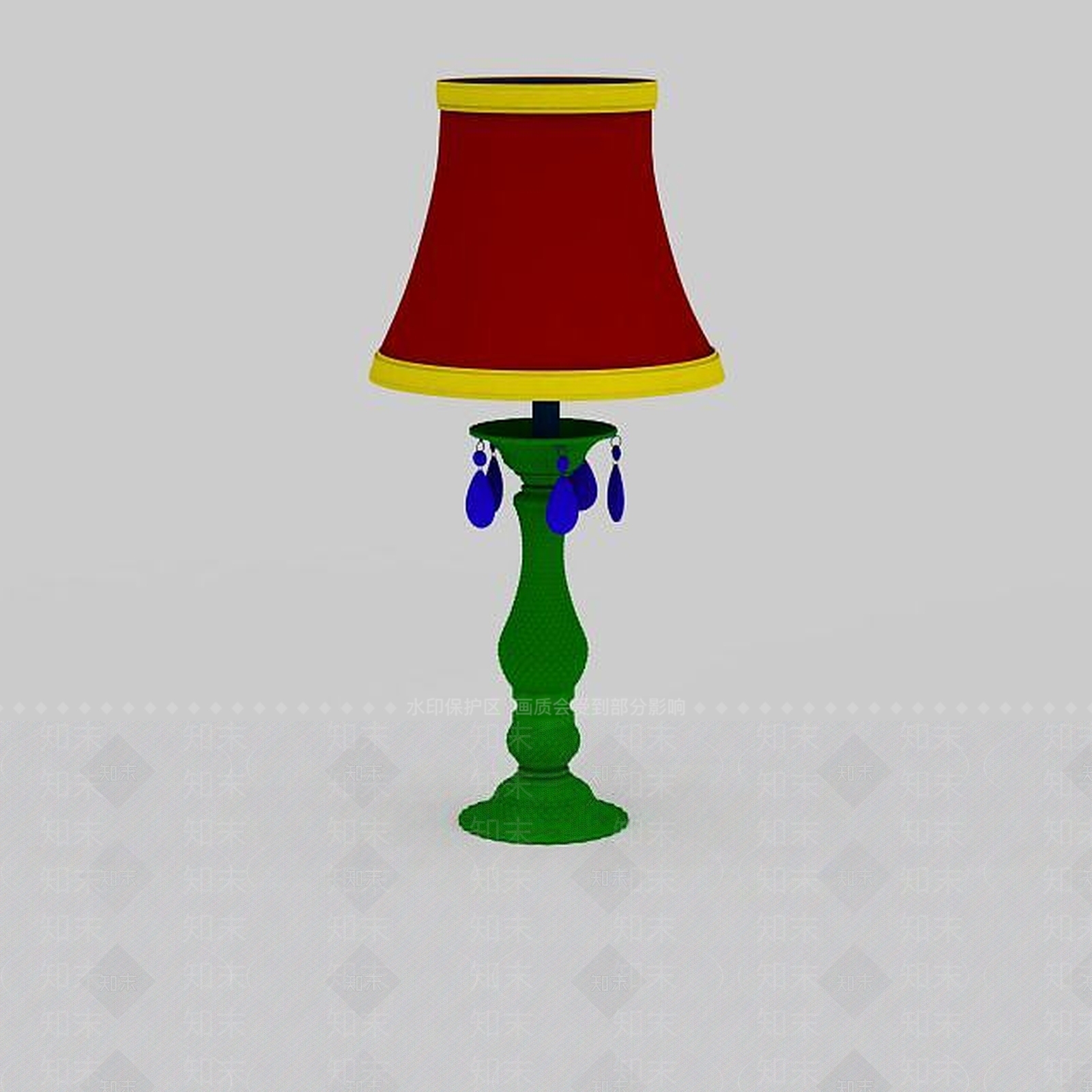 现代室内台灯3D模型下载【ID:1196530585】