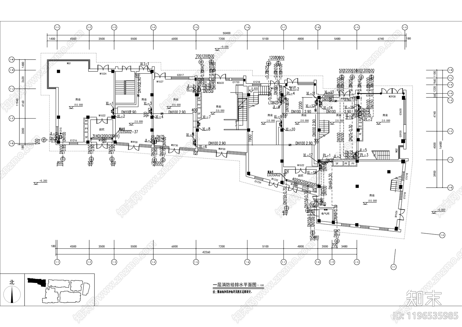 建筑给排水施工图下载【ID:1196535985】