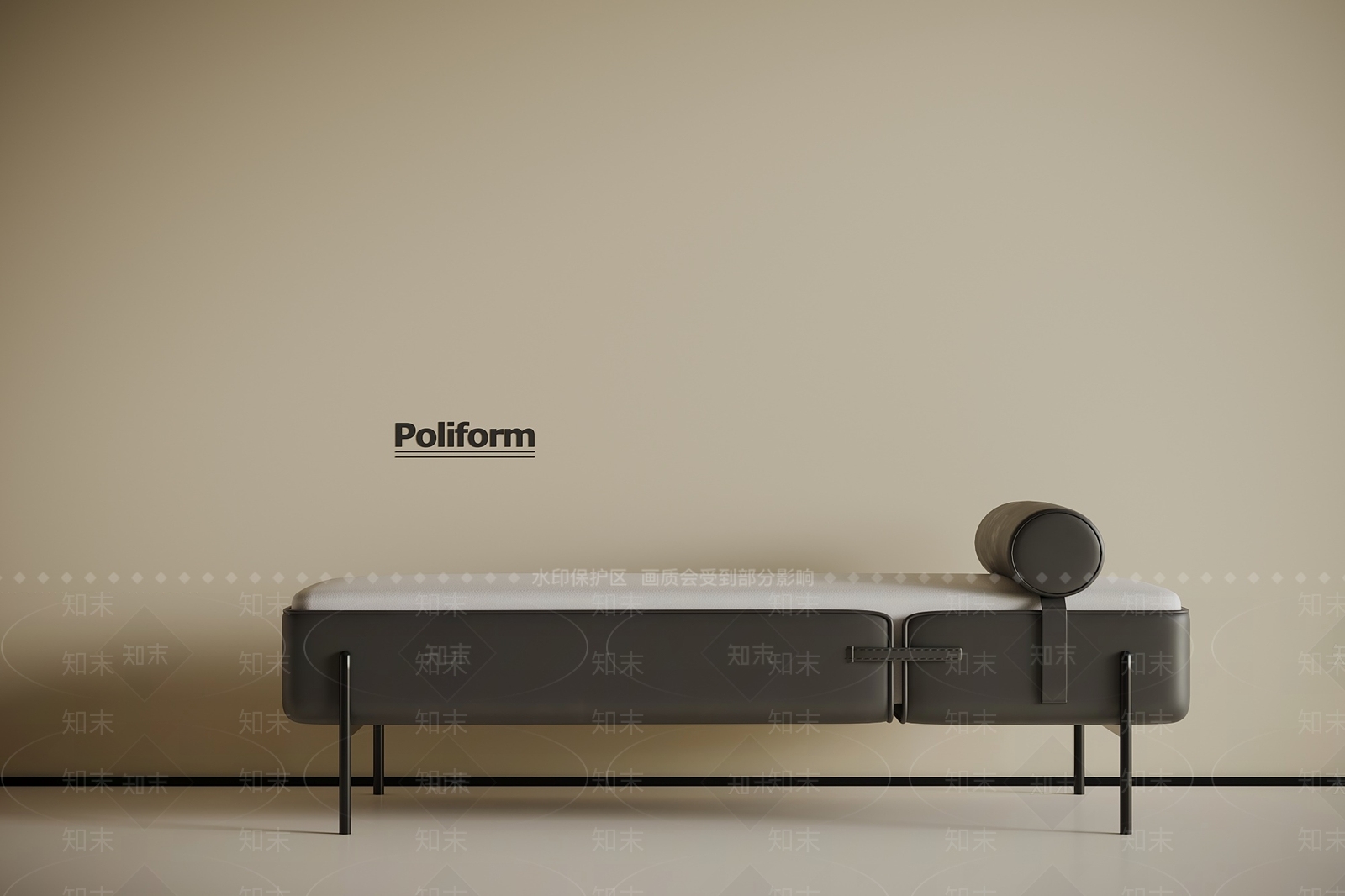 现代床尾凳SU模型下载【ID:1196538382】