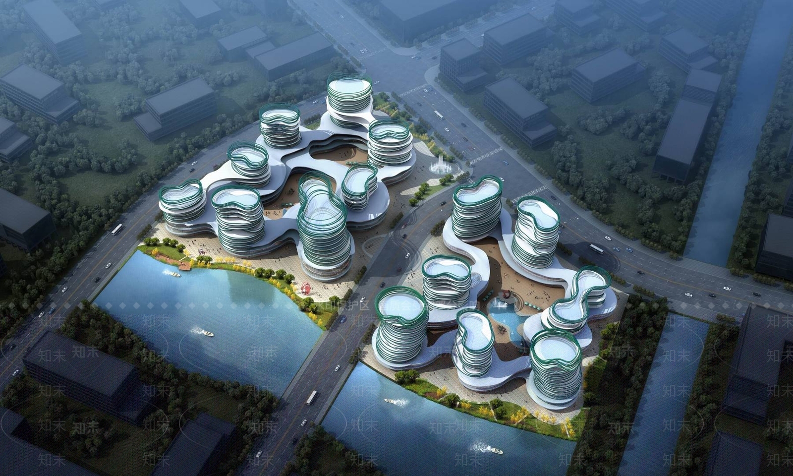 现代会展中心3D模型下载【ID:1196539222】