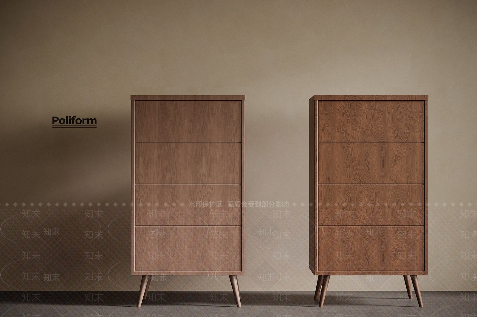 中古斗柜SU模型下载【ID:1196541219】
