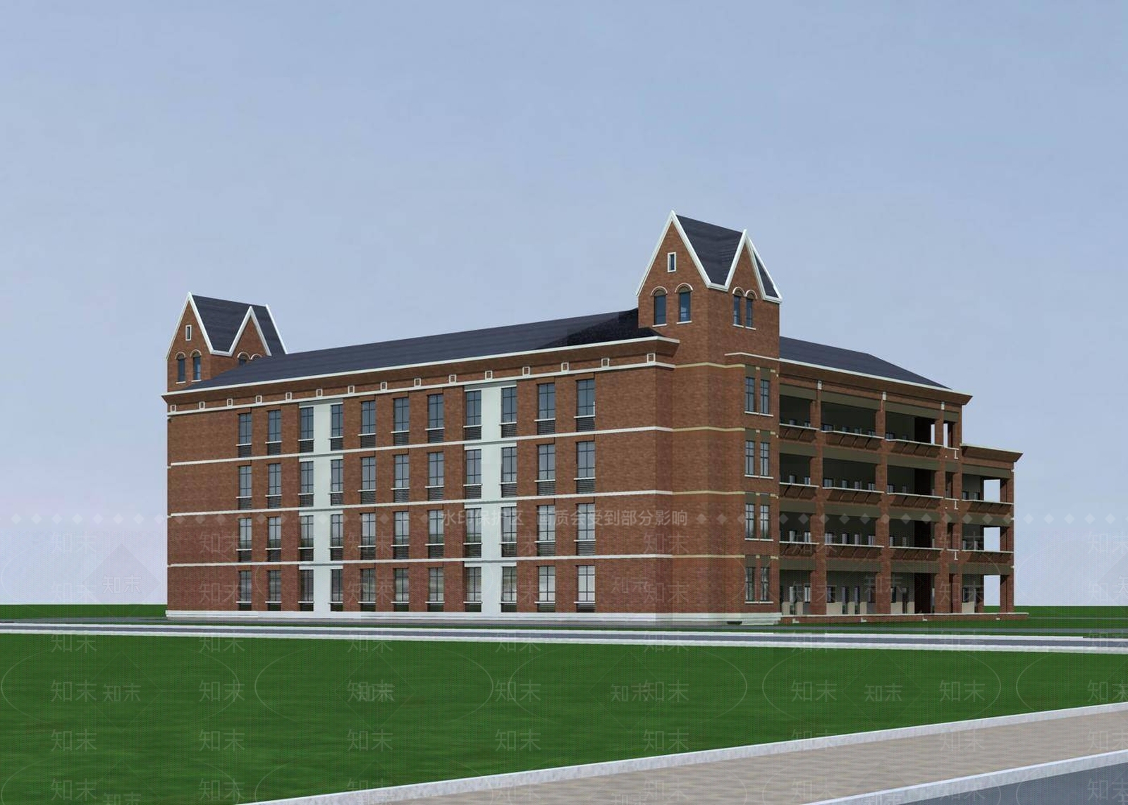 欧式学生宿舍3D模型下载【ID:1196541633】