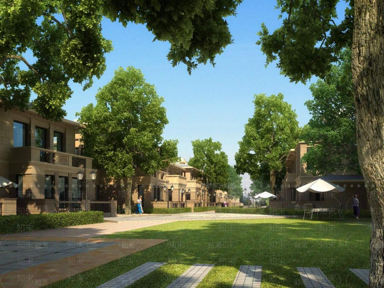 欧式小高层住宅楼3D模型下载【ID:1196542720】
