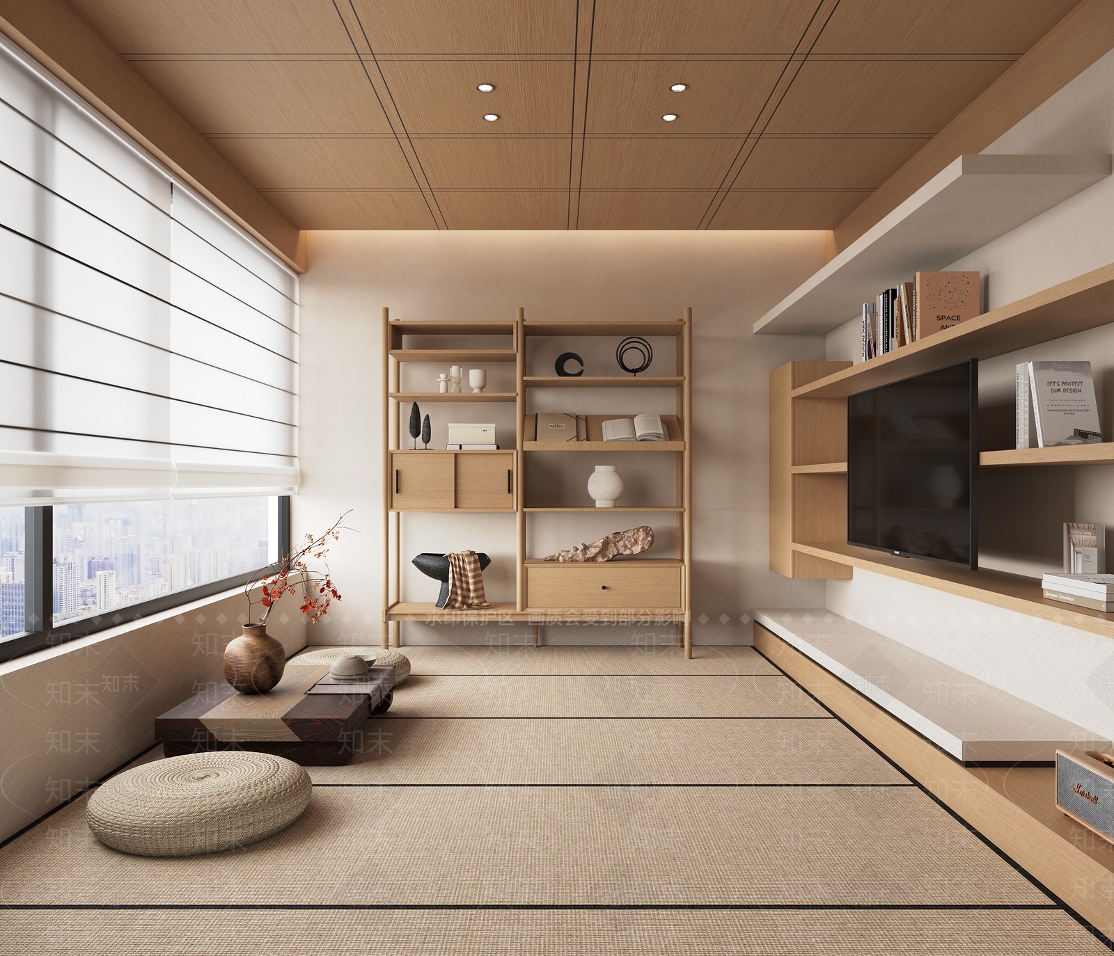 新中式茶室3D模型下载【ID:1196545862】