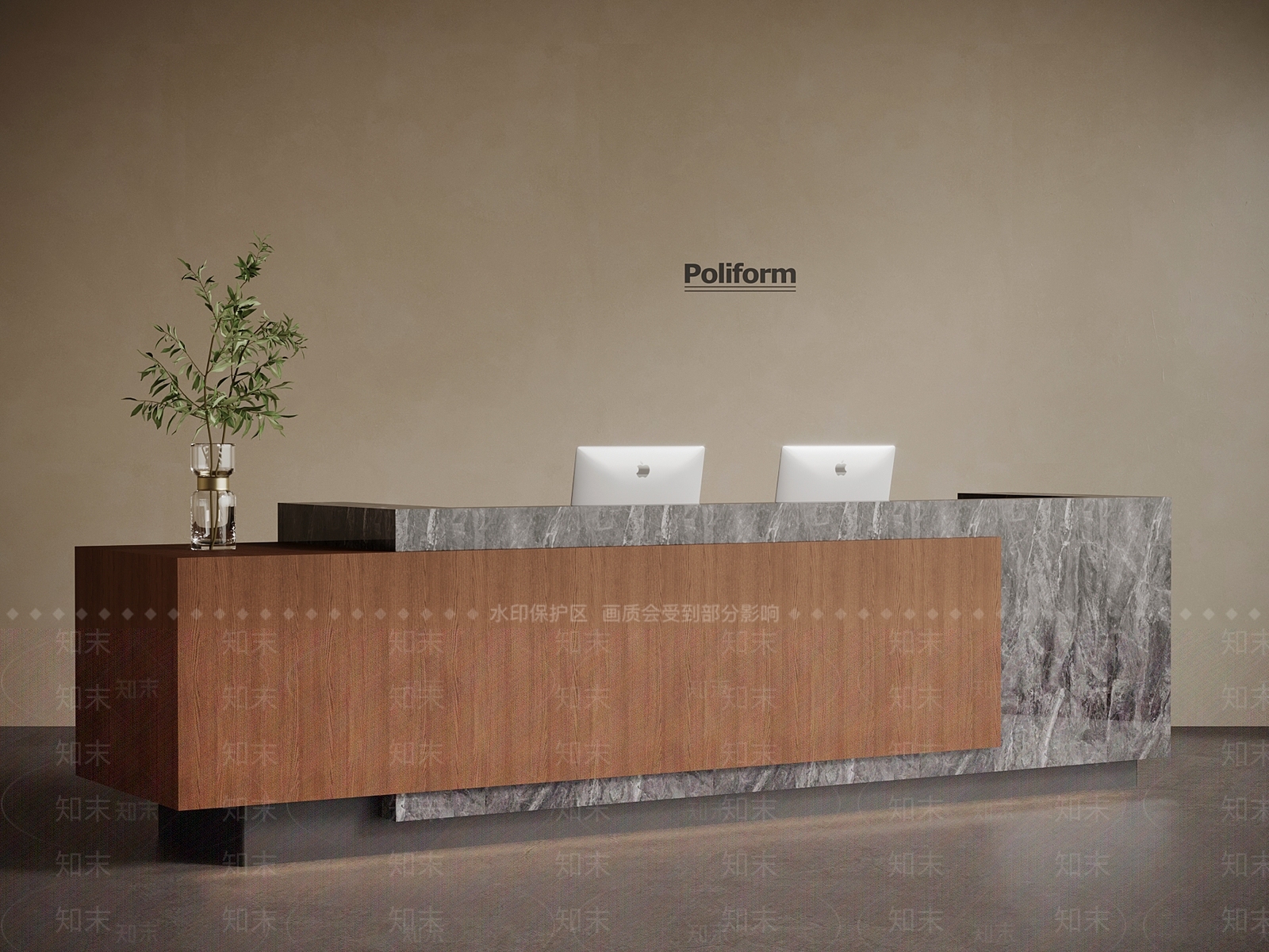 中古前台3D模型下载【ID:1196546138】