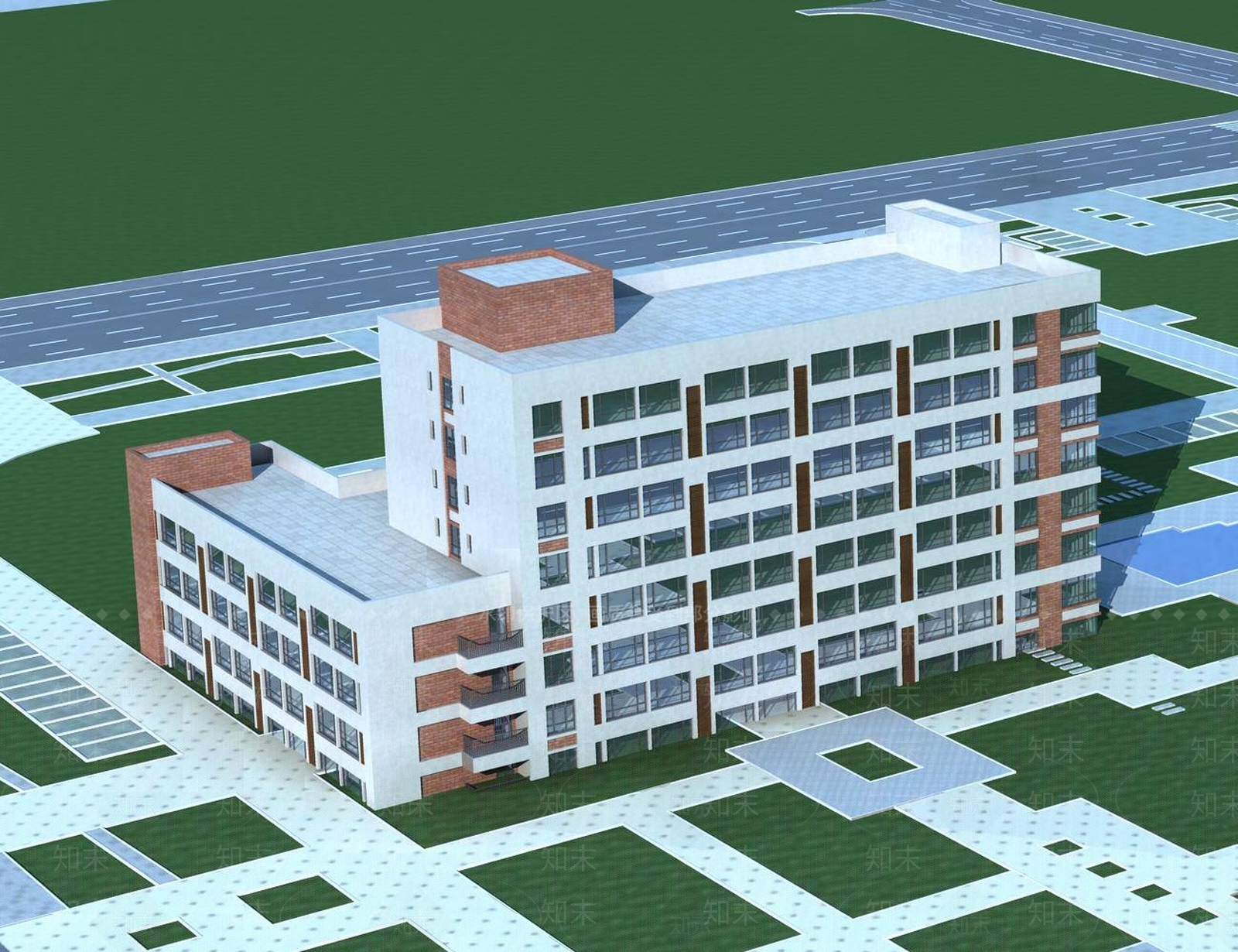 现代学生宿舍3D模型下载【ID:1196546293】