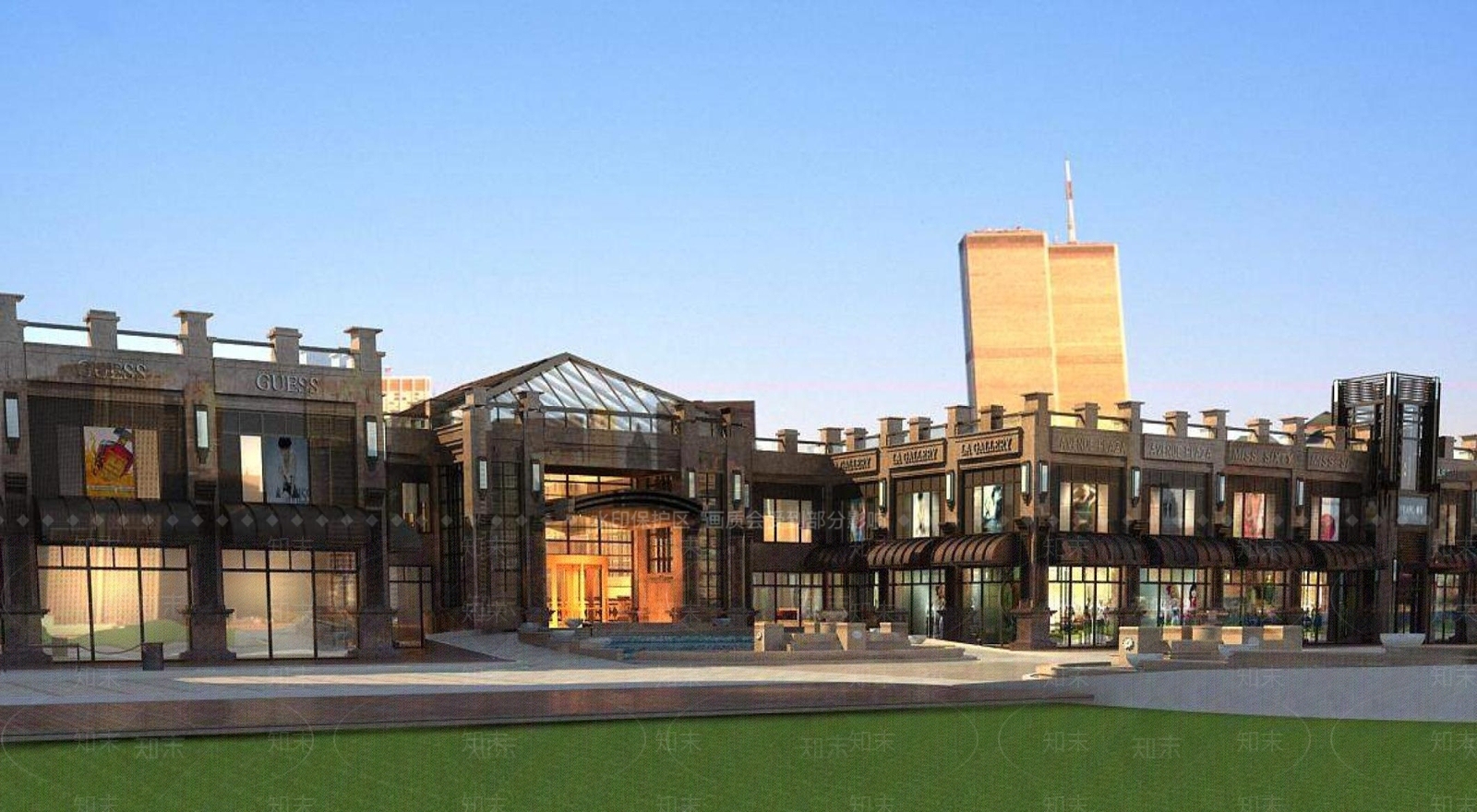 欧式其他商业建筑3D模型下载【ID:1196547990】