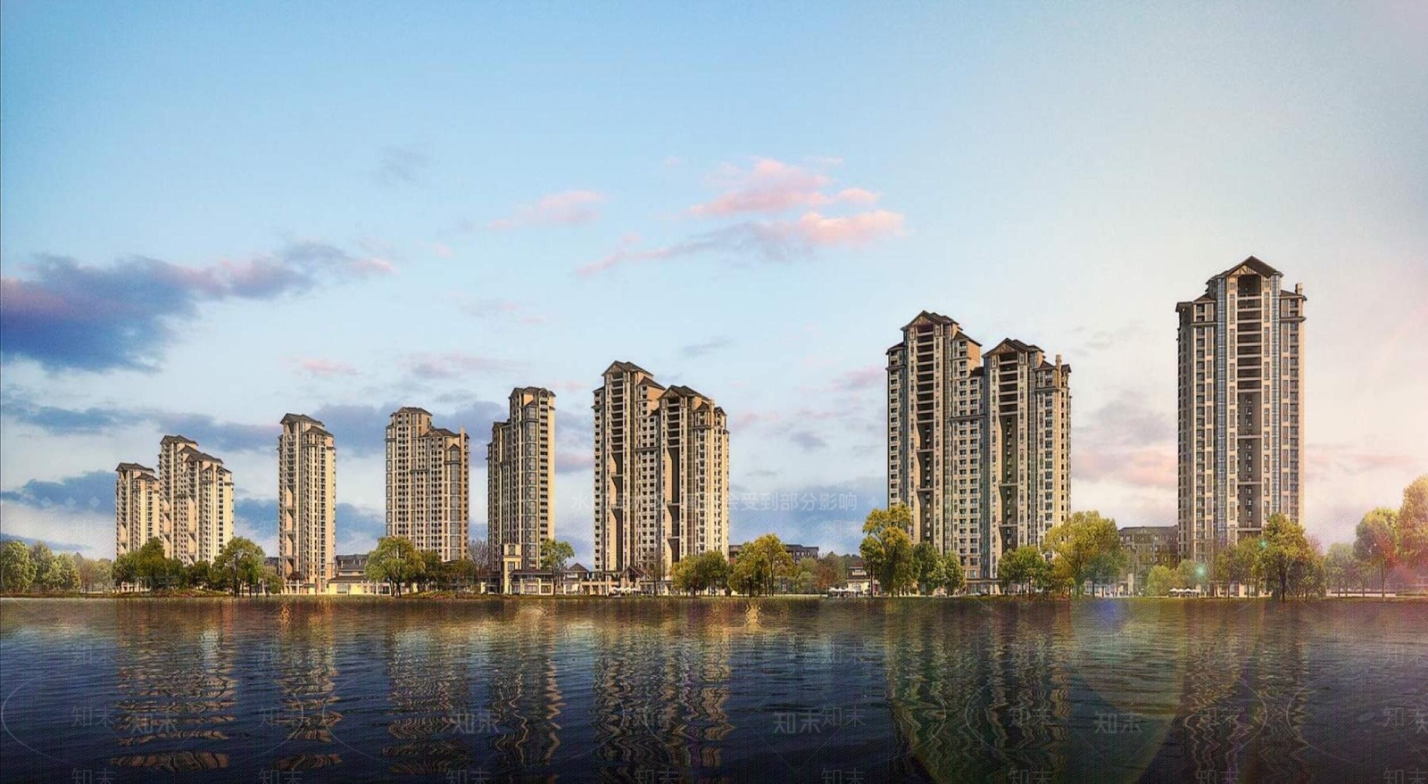 欧式小高层住宅楼3D模型下载【ID:1196551428】