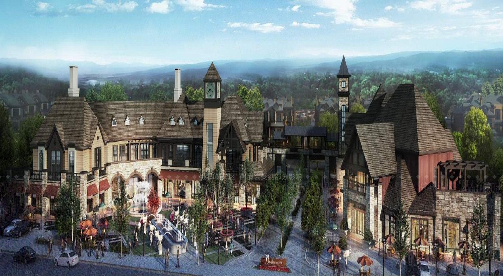 欧式小高层住宅楼3D模型下载【ID:1196551428】