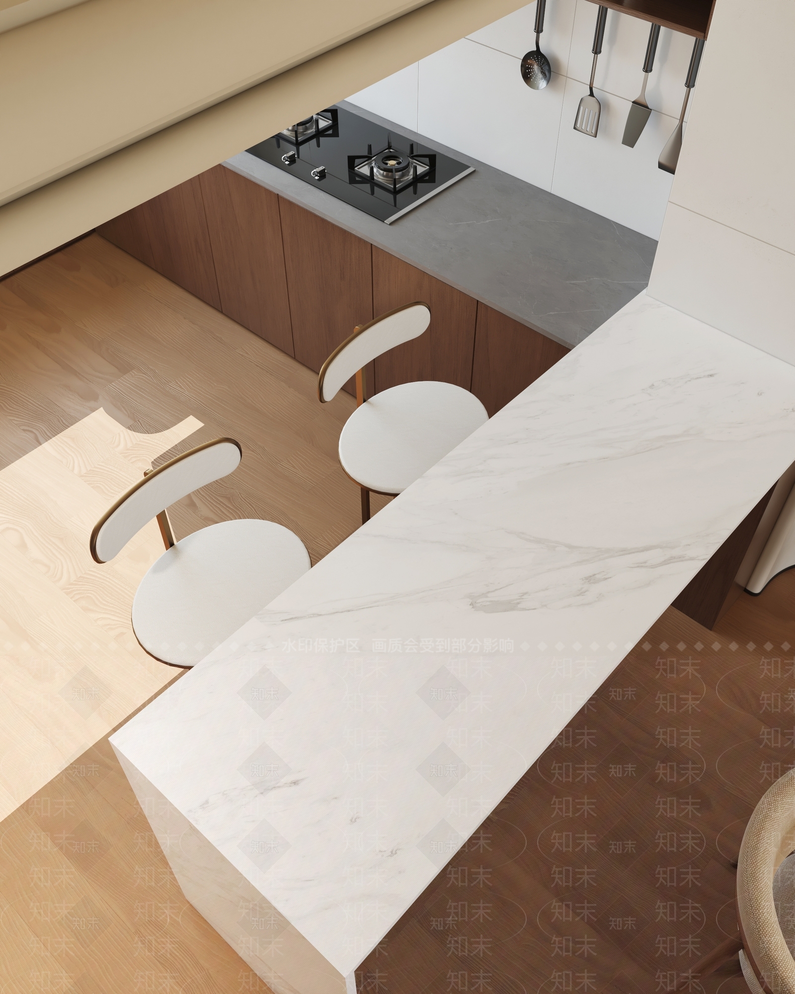 现代吧台3D模型下载【ID:1196552168】